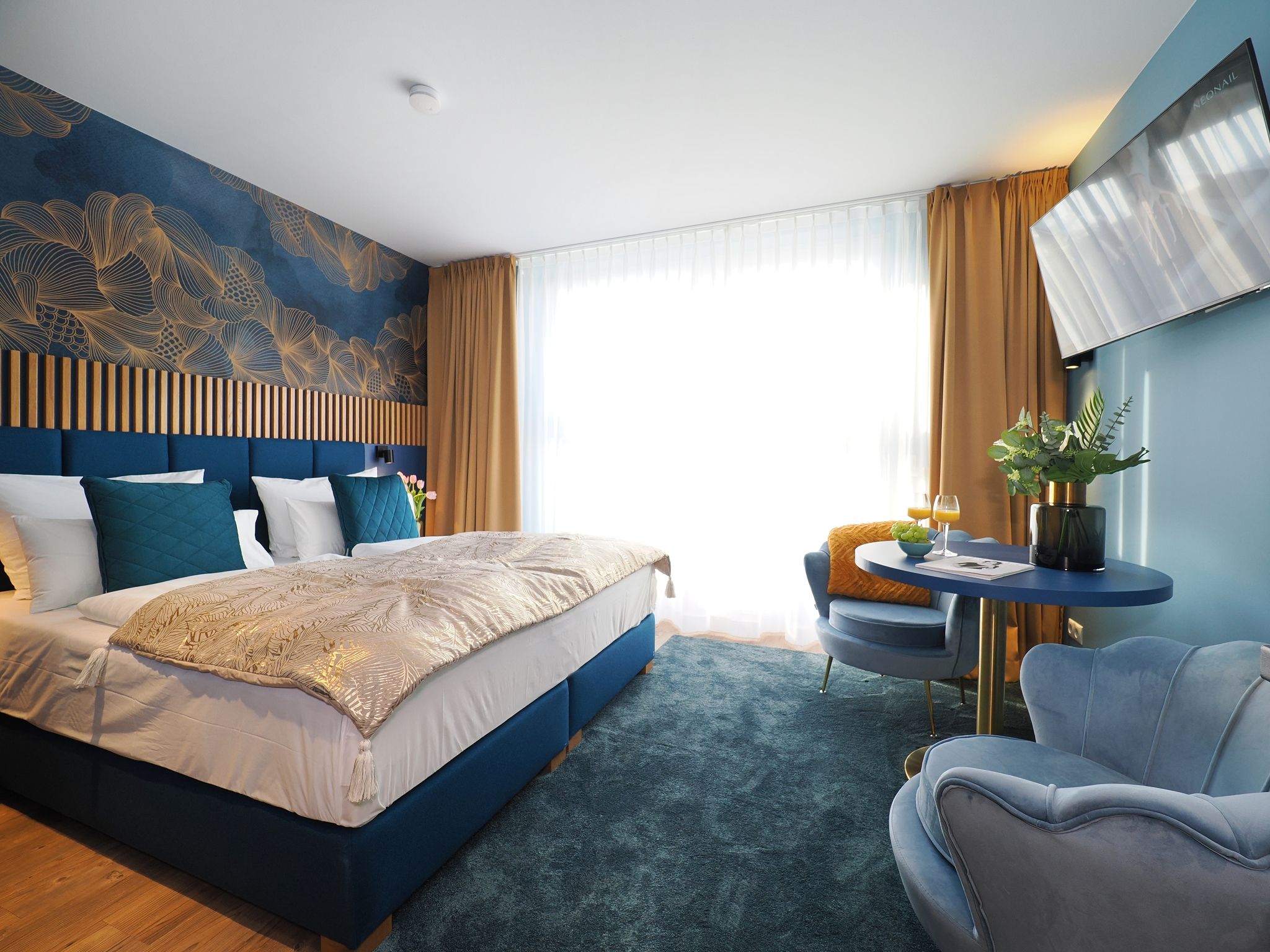 Kaiservillen Heringsdorf 1-Raum-Ferienwohnung mit Balkon (S9a) Insel Usedom - Schlafzimmer