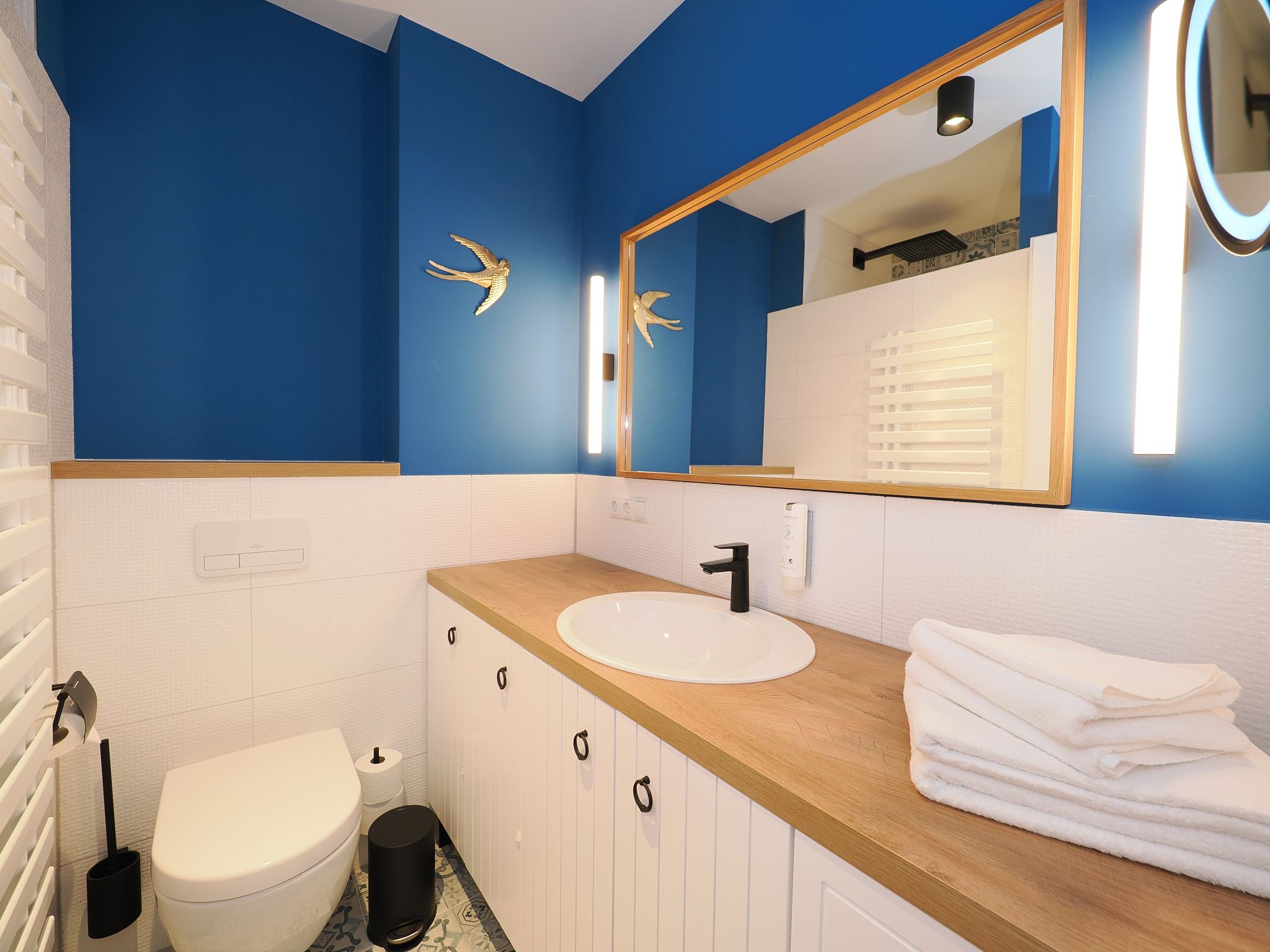 Kaiservillen Heringsdorf 1-Raum-Ferienwohnung mit Balkon zur Seeseite (S11) Insel Usedom - Badezimmer