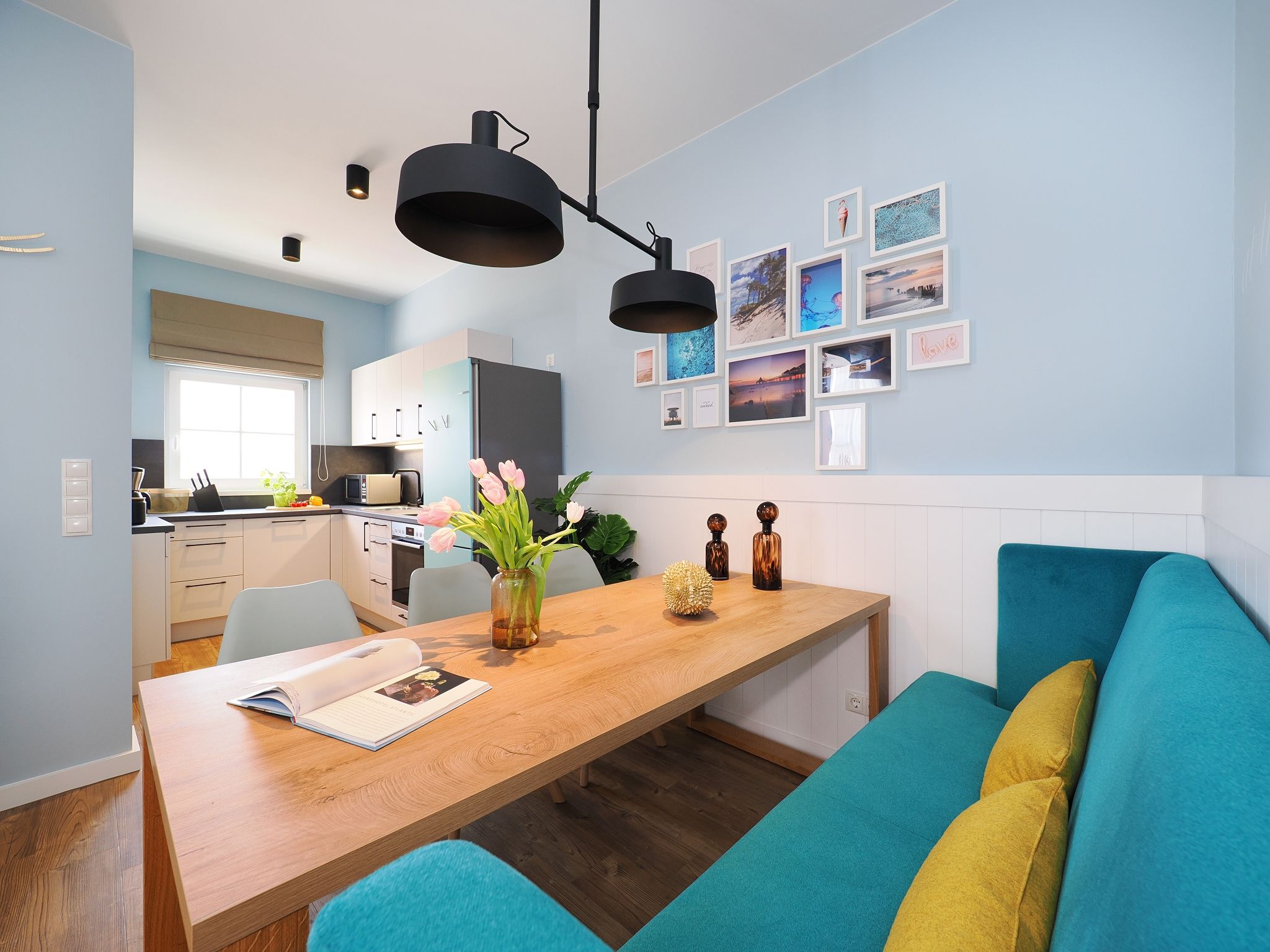 Kaiservillen Heringsdorf 1-Raum-Ferienwohnung mit Balkon zur Seeseite (S12) Insel Usedom - Küche / Küchenzeile