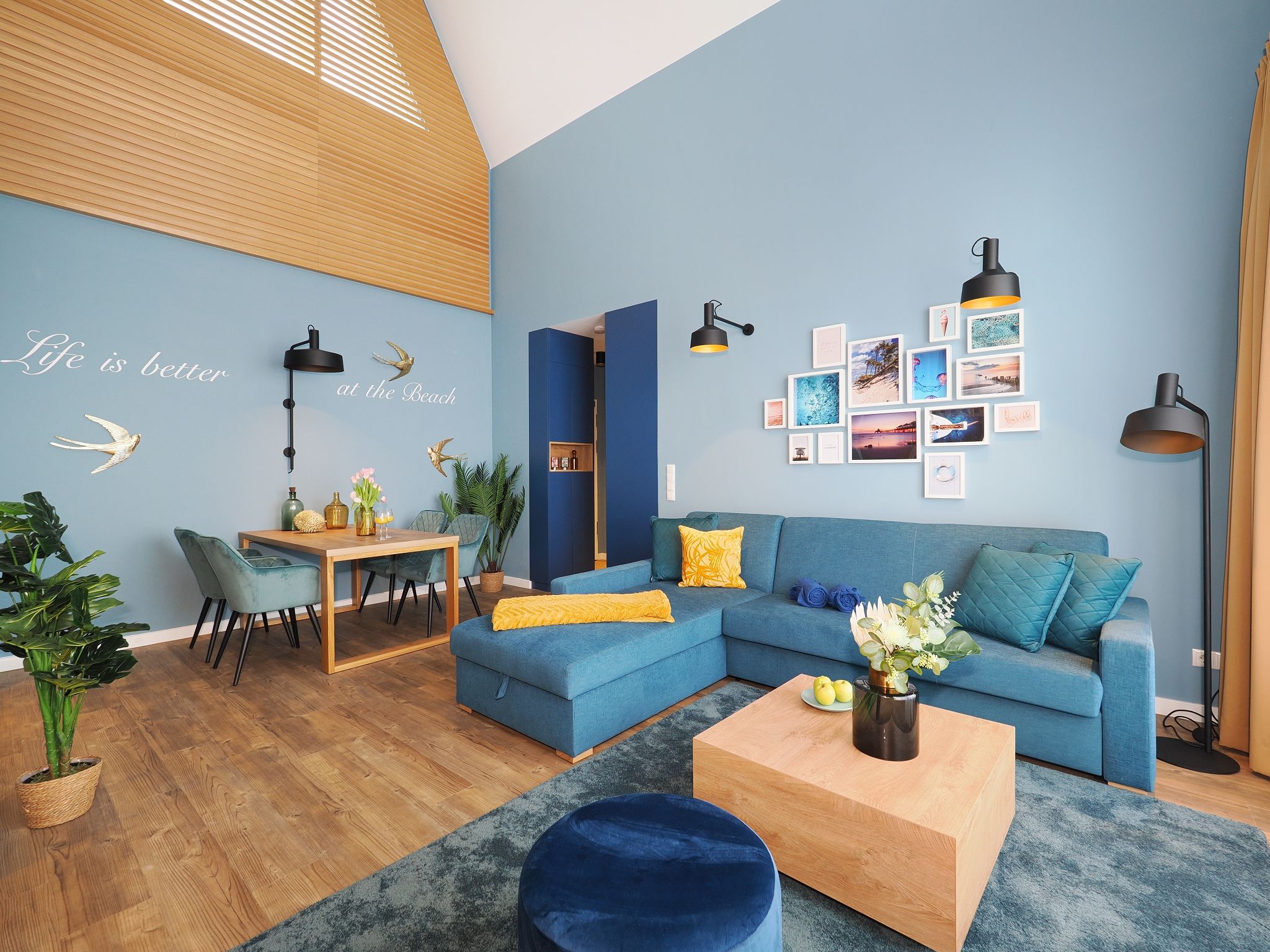 Kaiservillen Heringsdorf 1-Raum-Ferienwohnung mit Balkon zur Seeseite (S13) Insel Usedom - Wohnzimmer