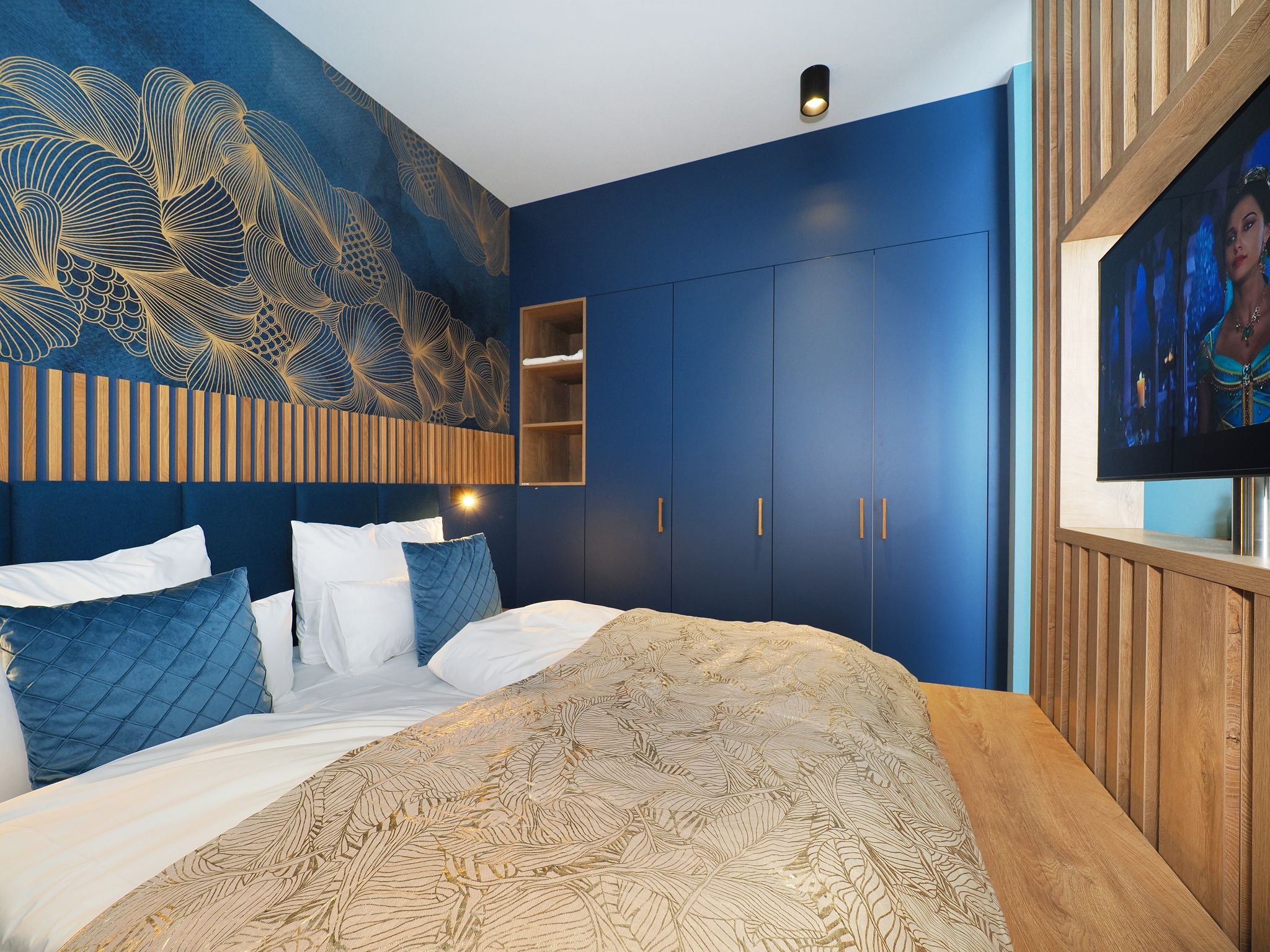 Kaiservillen Heringsdorf 1-Raum-Ferienwohnung mit Balkon zur Seeseite (S13) Insel Usedom - Bett