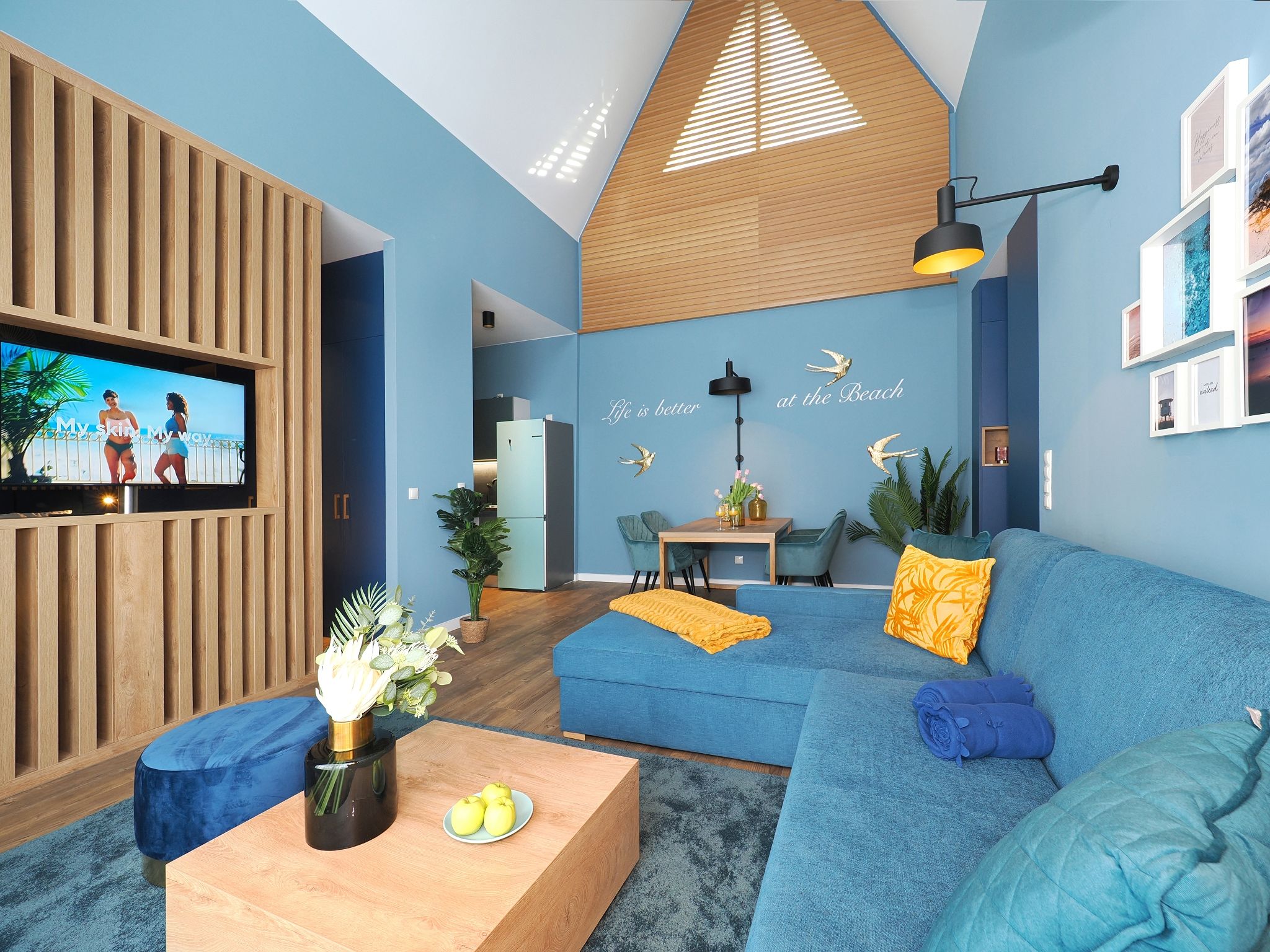 Kaiservillen Heringsdorf 1-Raum-Ferienwohnung mit Balkon zur Seeseite (S13) Insel Usedom - Wohnzimmer