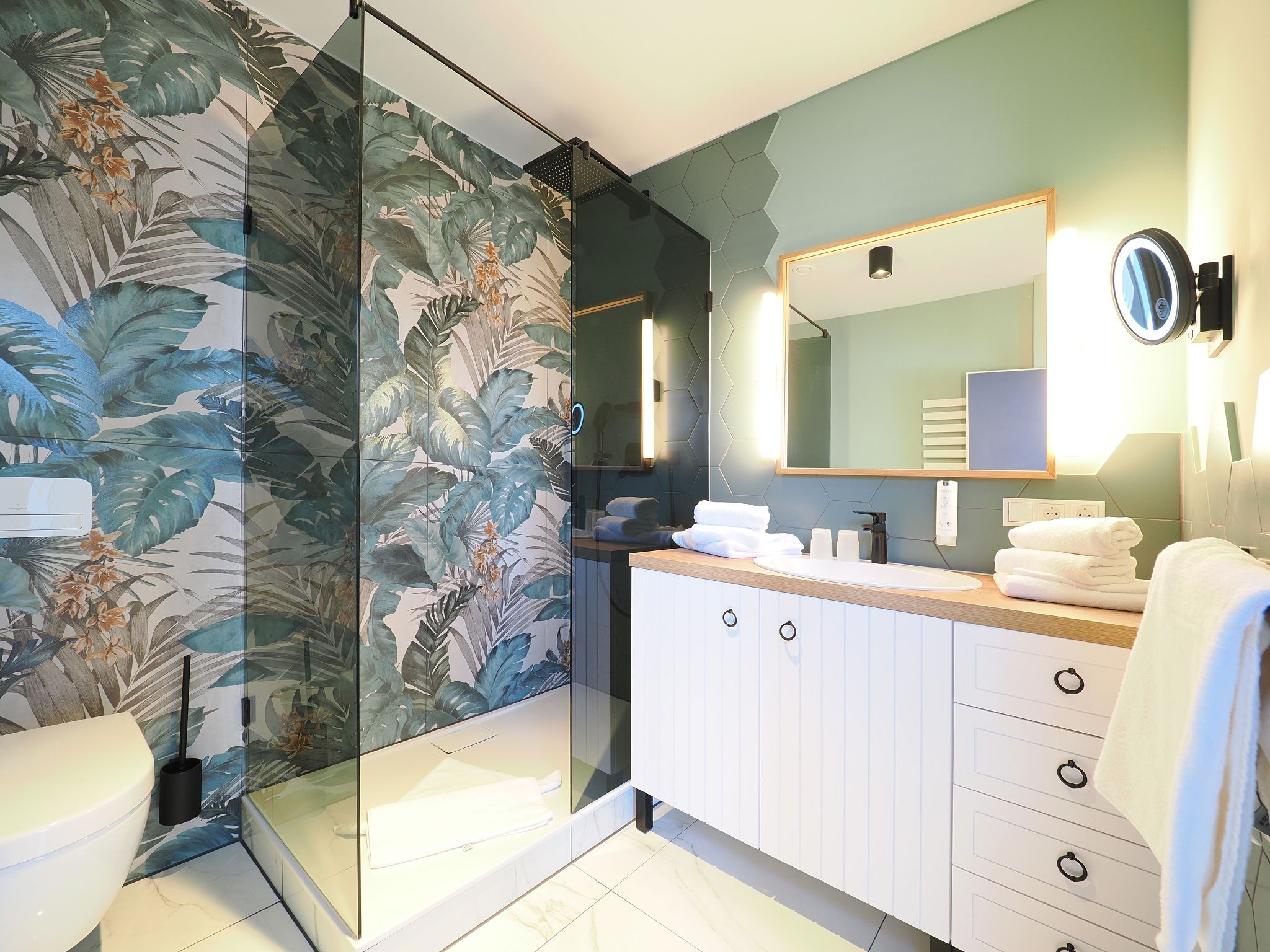 Kaiservillen Heringsdorf Ferienwohnung mit 2 Schlafzimmern und Terrasse (S17) Insel Usedom - Badezimmer