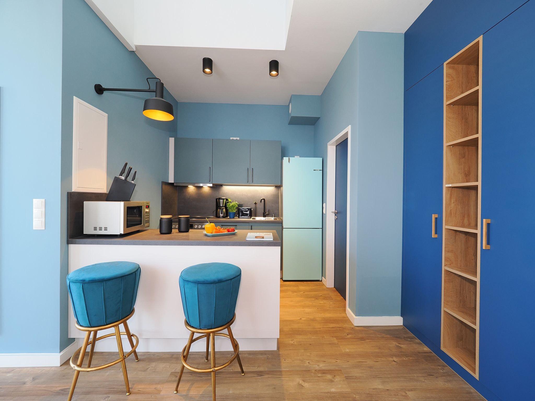 Kaiservillen Heringsdorf Ferienwohnung mit 2 Schlafzimmern und Terrasse (S17) Insel Usedom - Küche / Küchenzeile