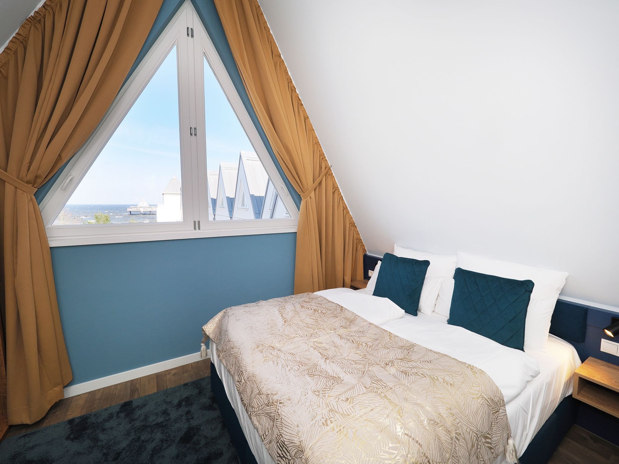 Kaiservillen Heringsdorf Ferienwohnung mit 1 Schlafzimmer und Terrasse (S18) Insel Usedom - Schlafzimmer