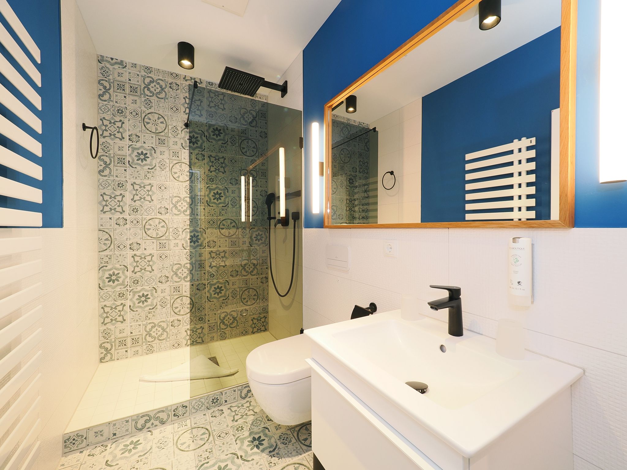 Kaiservillen Heringsdorf Ferienwohnung mit 2 Schlafzimmern und Terrasse (S19) Insel Usedom - Badezimmer