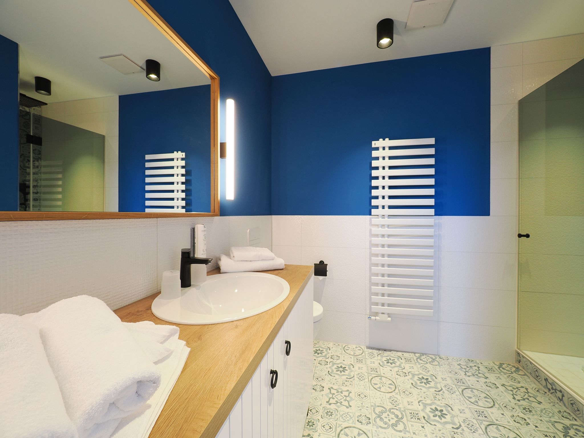 Kaiservillen Heringsdorf Ferienwohnung mit 2 Schlafzimmern und Terrasse (S19) Insel Usedom - Badezimmer