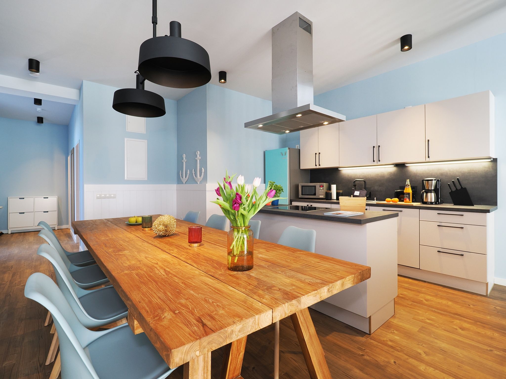 Kaiservillen Heringsdorf Ferienwohnung mit 2 Schlafzimmern und Terrasse (S19) Insel Usedom - Küche / Küchenzeile