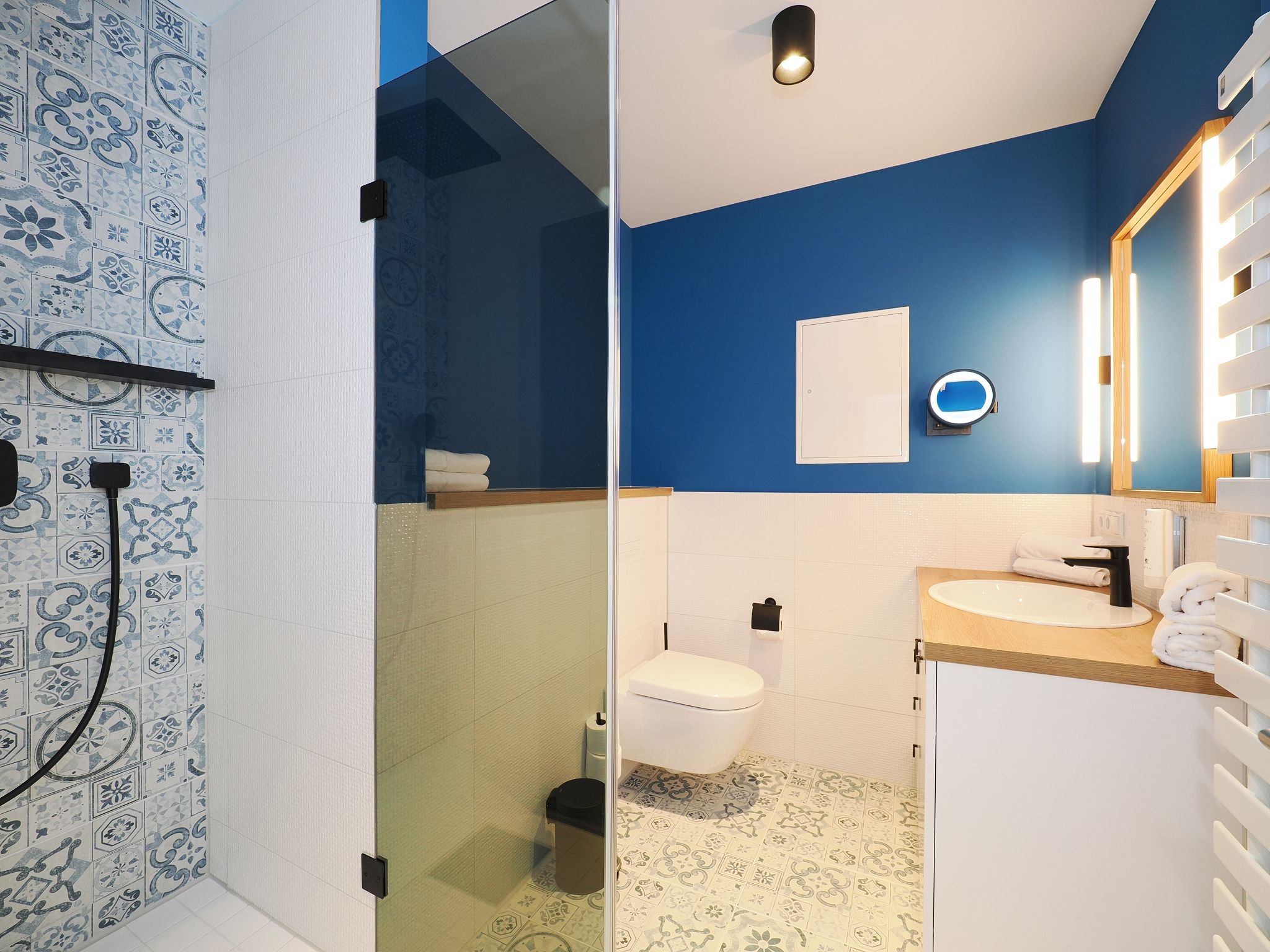 Kaiservillen Heringsdorf Ferienwohnung mit 2 Schlafzimmern und Terrasse (S21) Insel Usedom - Badezimmer