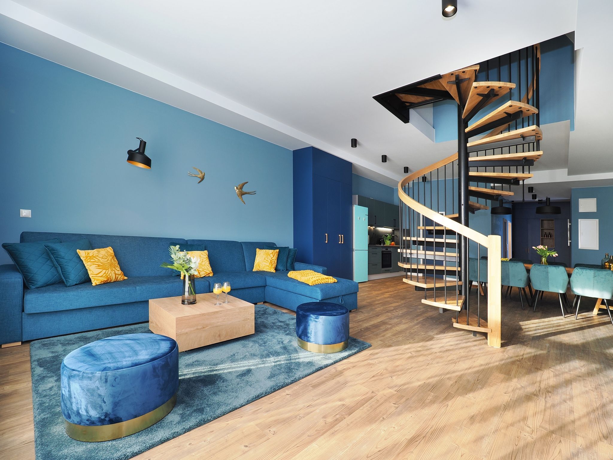 Kaiservillen Heringsdorf Ferienwohnung mit 2 Schlafzimmern und Terrasse (S22) Insel Usedom - Wohnzimmer