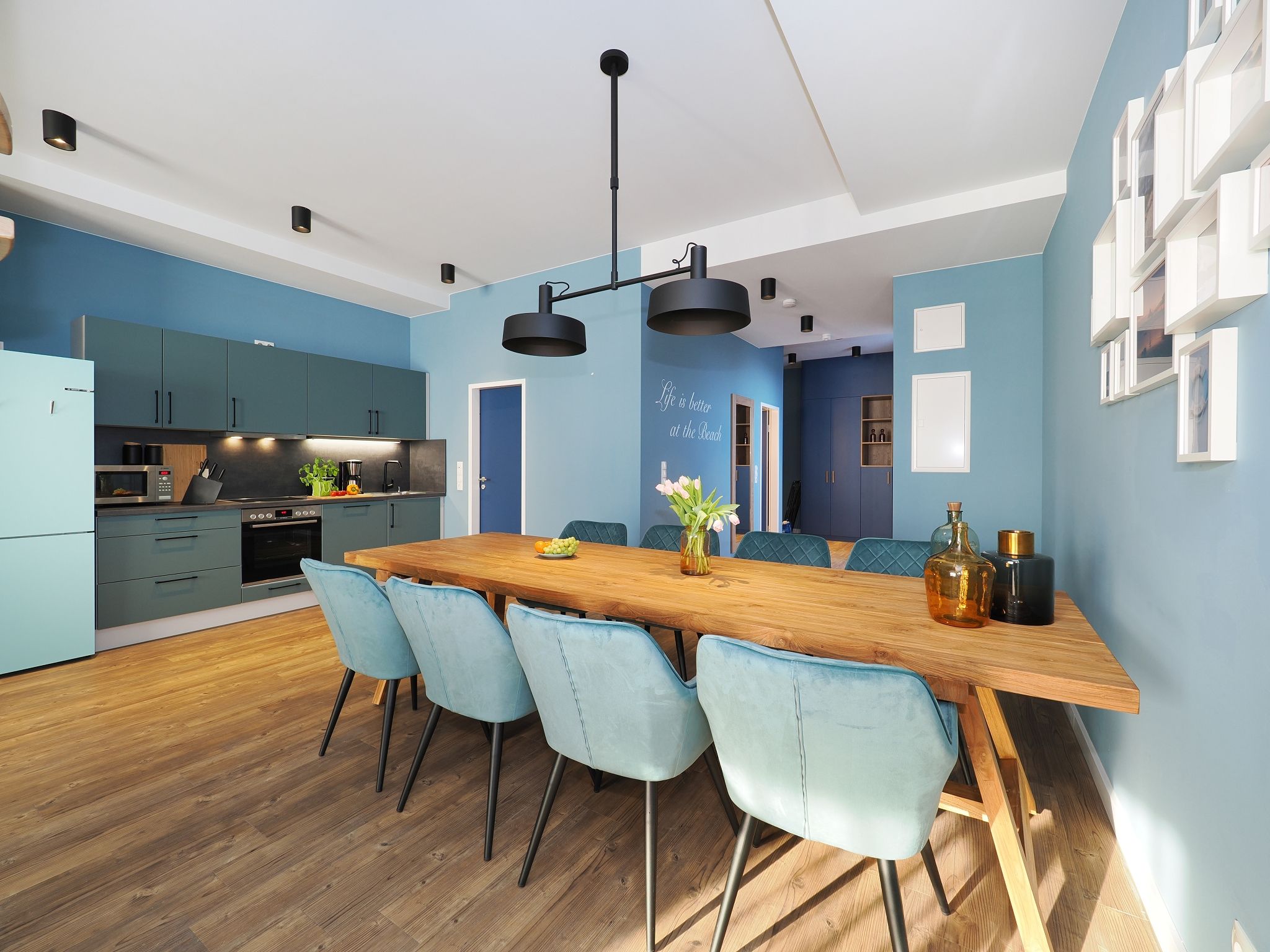 Kaiservillen Heringsdorf Ferienwohnung mit 2 Schlafzimmern und Terrasse (S22) Insel Usedom - Küche / Küchenzeile