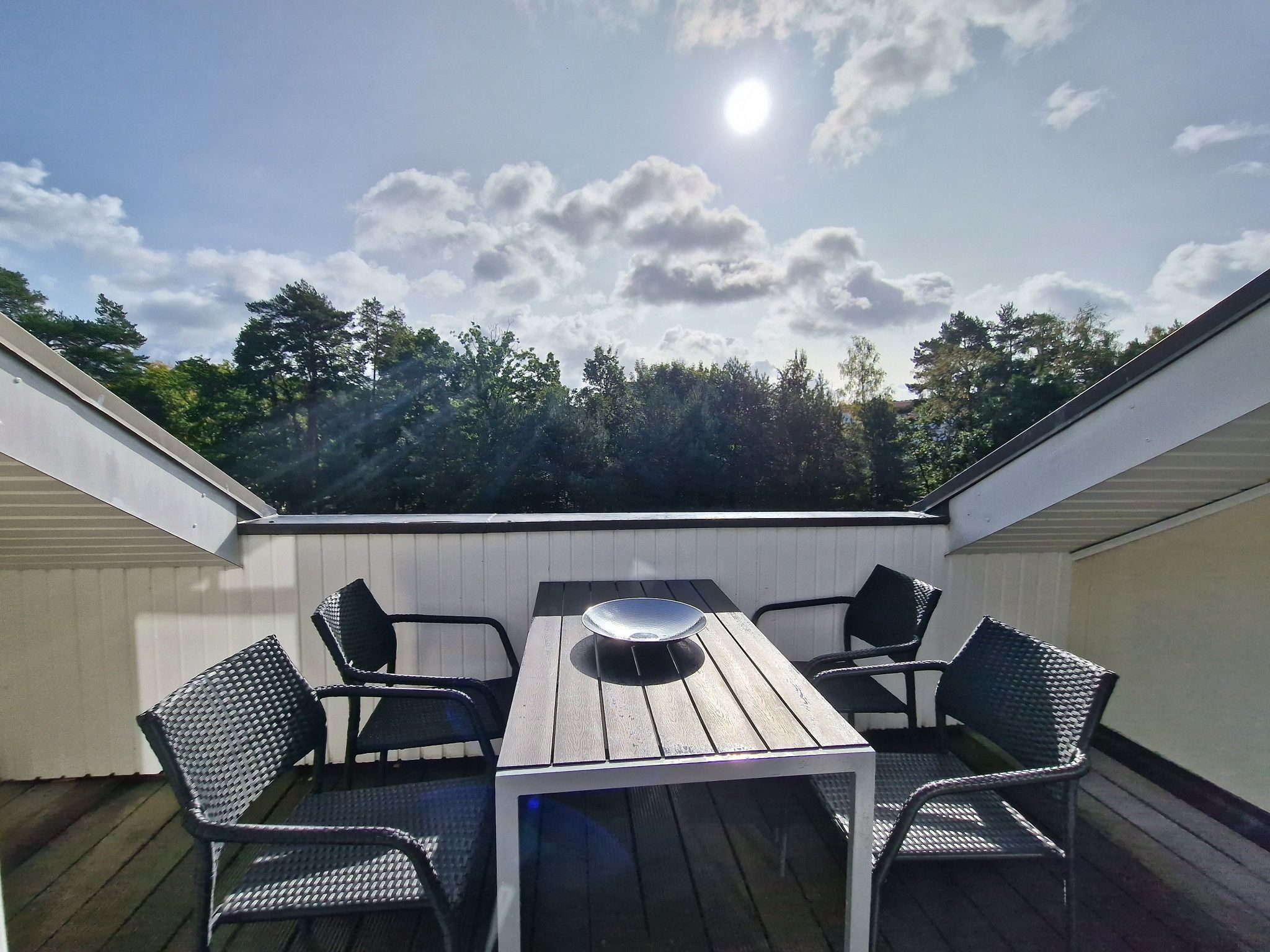 Dünenpark Binz Komfort Ferienwohnung mit 1 Schlafzimmer und Balkon im Dachgeschoss (308) Insel Rügen - Balkon