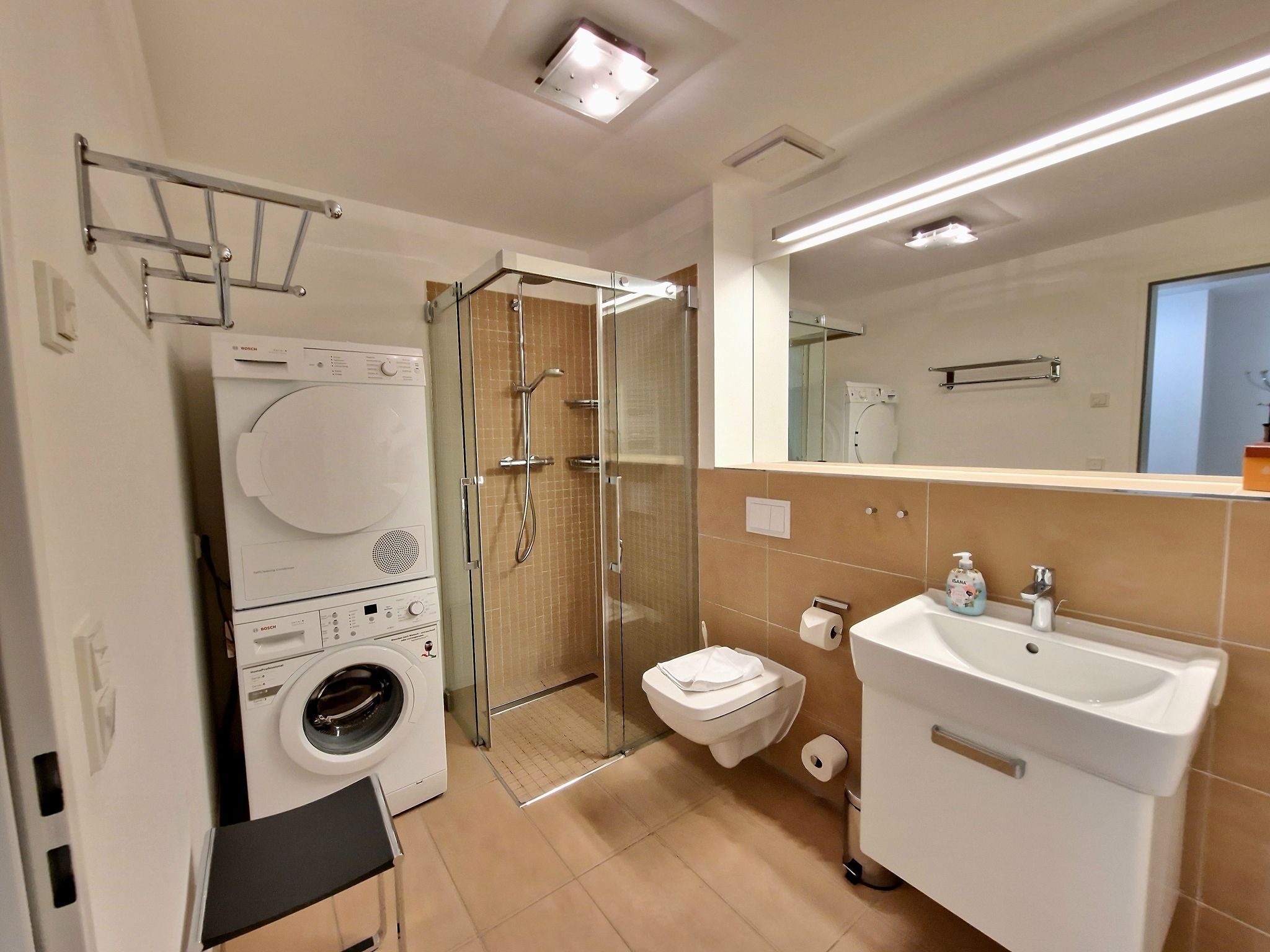 Strandvillen Binz Ferienwohnung mit 1 Schlafzimmer und Balkon (DR/421) Insel Rügen - Badezimmer