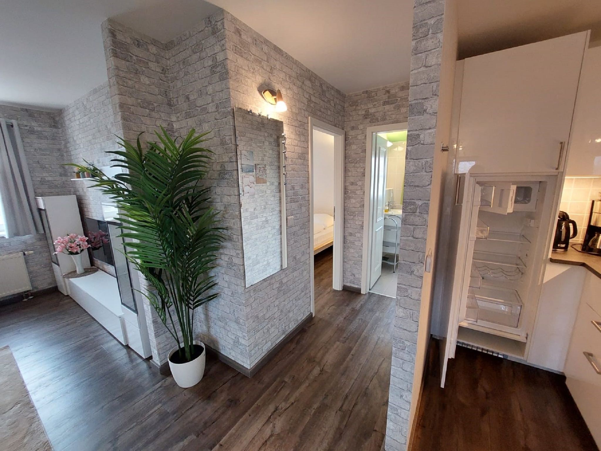 Feriendorf Rugana Komfortplus Ferienwohnung mit 1 Schlafzimmer (B35) Insel Rügen - Wohnzimmer