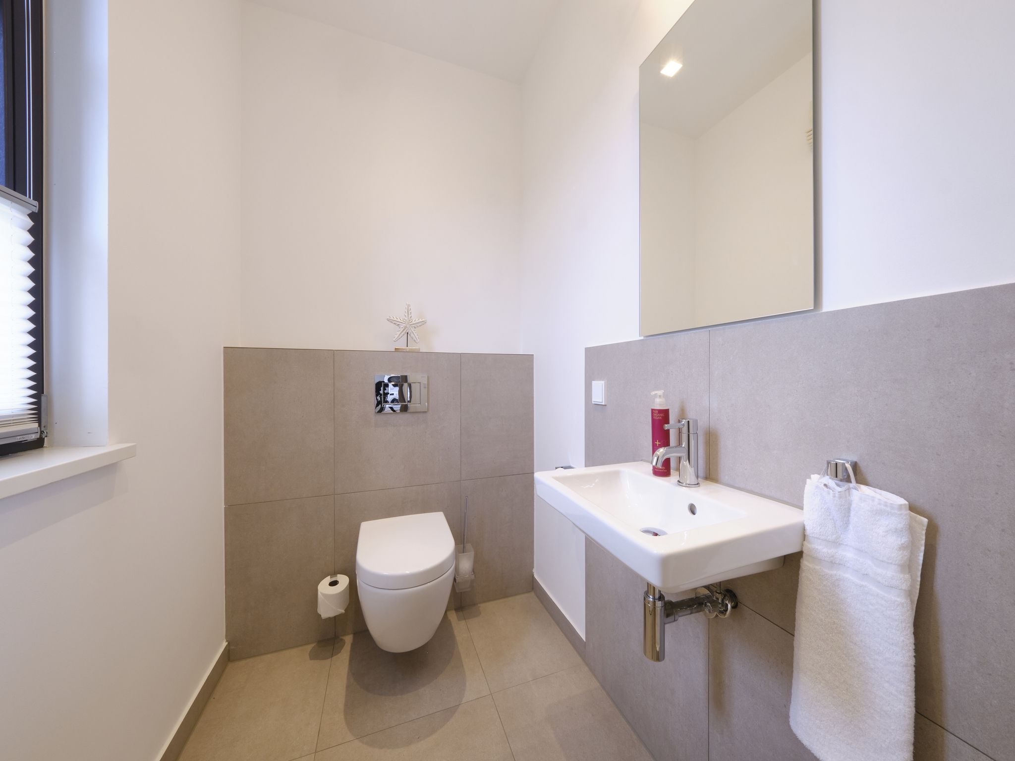 Luxus Reetdachvilla mit 3 Schlafzimmern, Sauna und Kamin (G05) - Gäste-WC