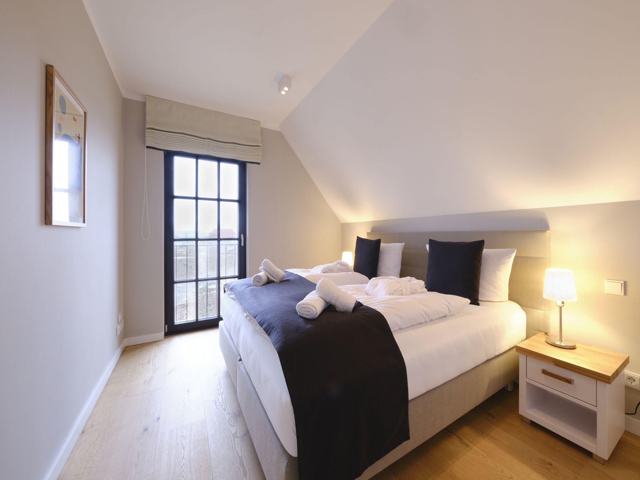 Luxus Reetdachvilla mit 3 Schlafzimmern, Sauna und Kamin (G05) - Schlafzimmer