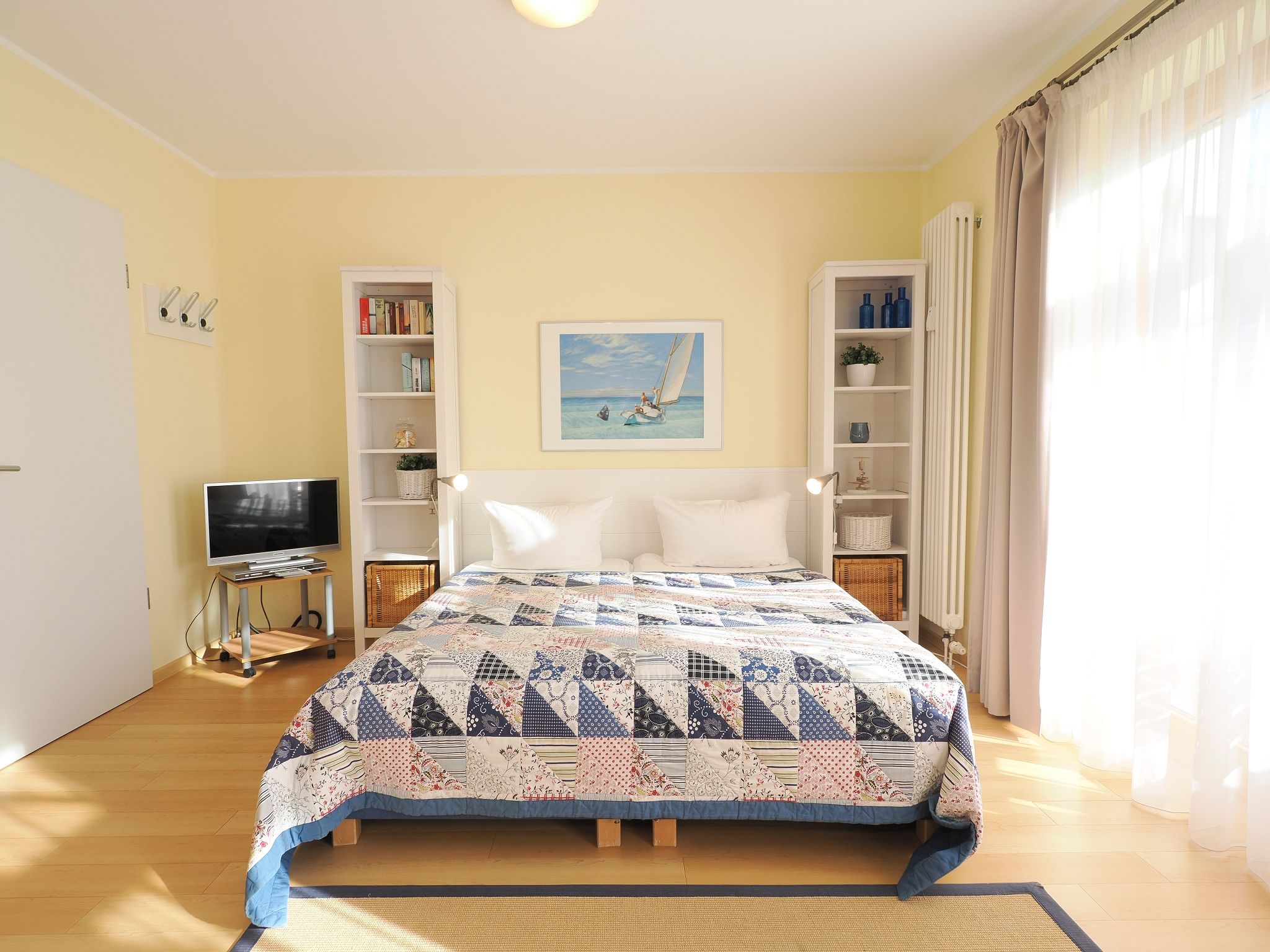 Kaiservillen Heringsdorf 1-Raum-Ferienwohnung mit Balkon (D123) Insel Usedom - Schlafzimmer