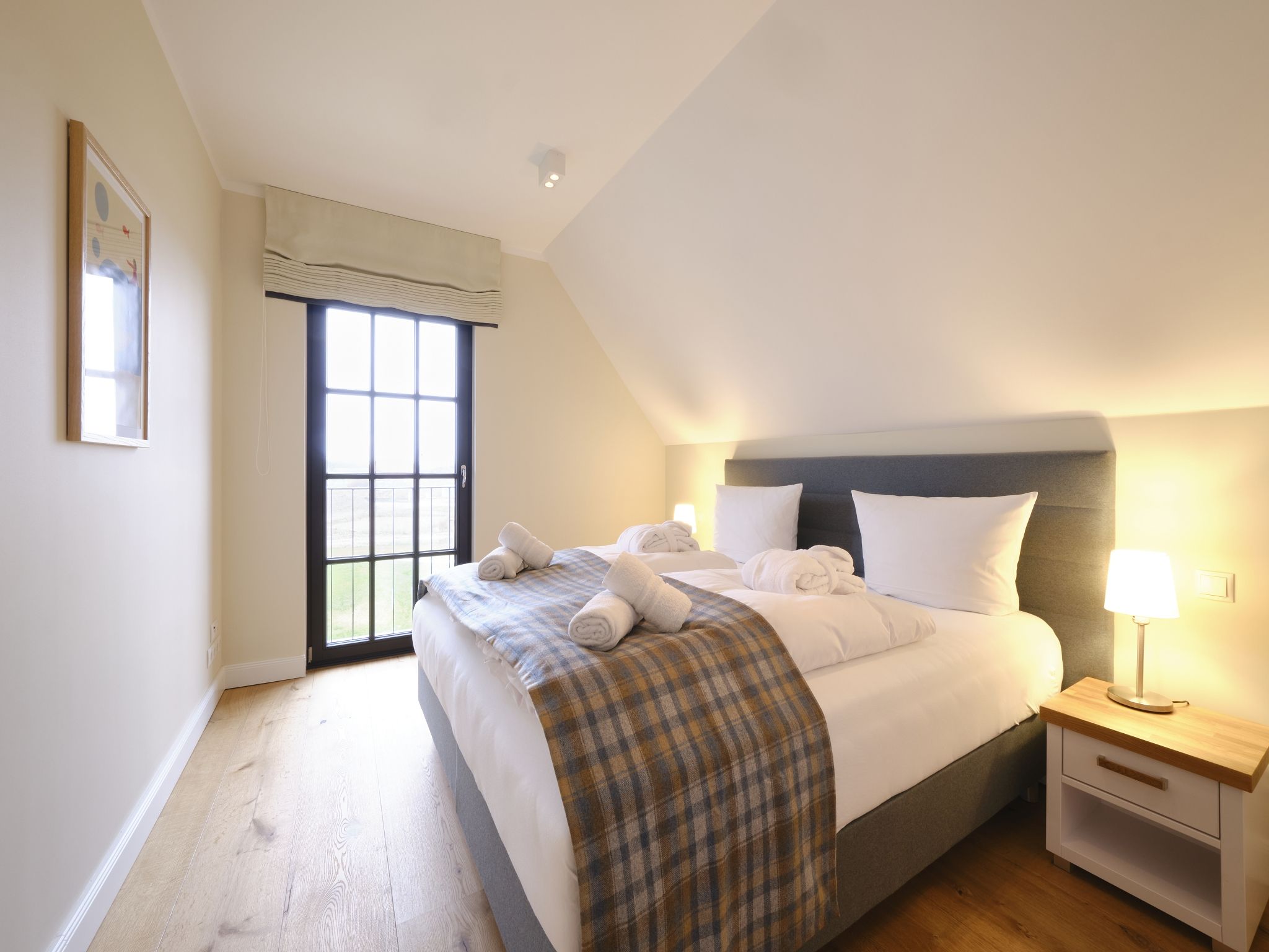 Luxus Reetdachvilla mit 3 Schlafzimmern, Sauna und Kamin (G06) - Schlafzimmer