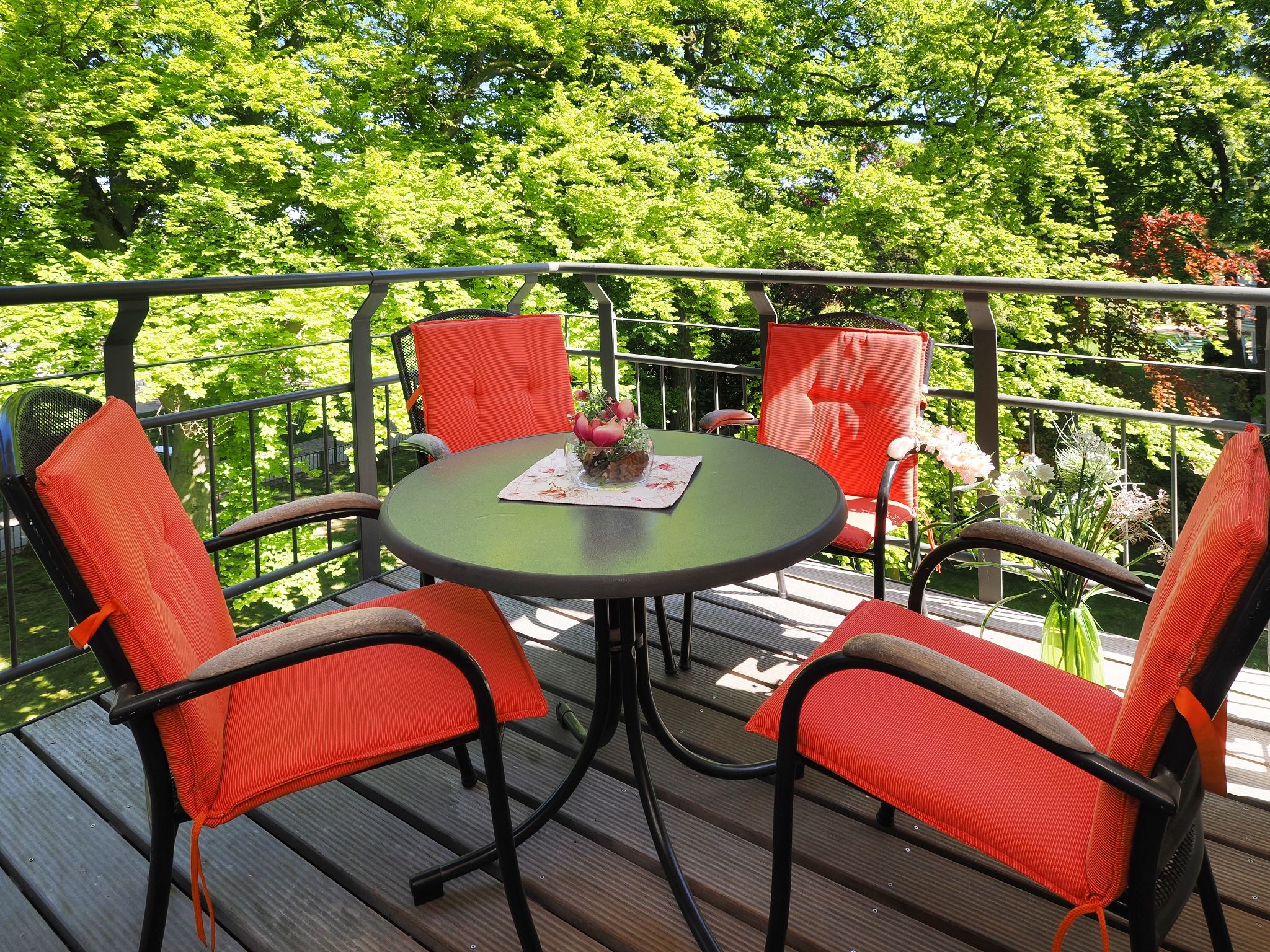 Kaiservillen Heringsdorf Ferienwohnung mit 2 Schlafzimmern und Balkon (D213) Insel Usedom - Balkon