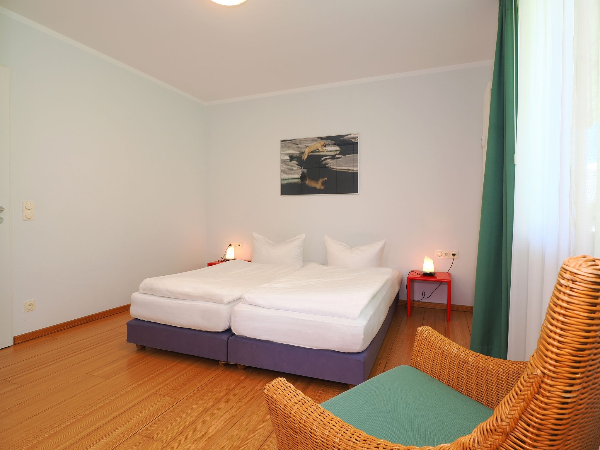 Kaiservillen Heringsdorf Ferienwohnung mit 1 Schlafzimmer und Balkon (D132) Insel Usedom - Schlafzimmer