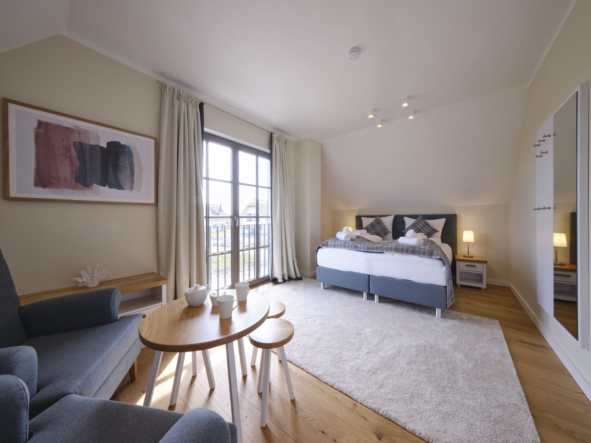 Premium Reetdachvilla mit 3 Schlafzimmern, Sauna und Kamin (H13) - Schlafzimmer