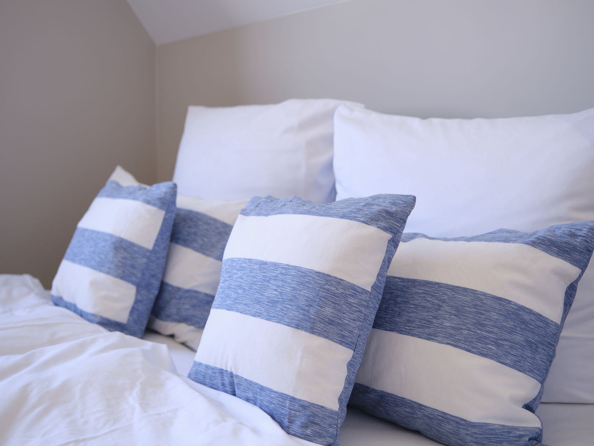 Premium Reetdachvilla mit 3 Schlafzimmern, Sauna und Kamin (H21) - Bett