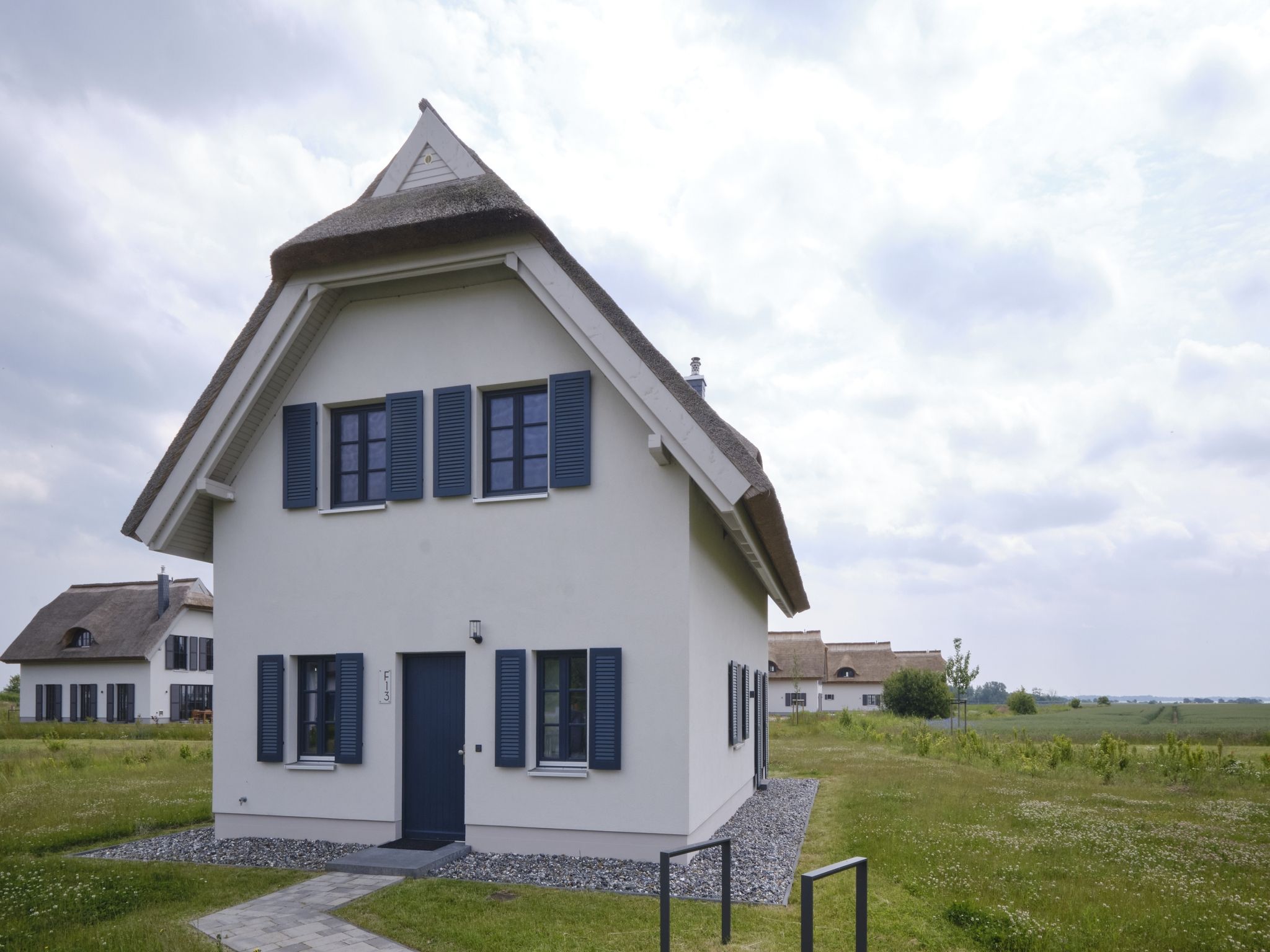 Premium Reetdachvilla mit 3 Schlafzimmern, Sauna und Kamin (F13) - Hauptansicht