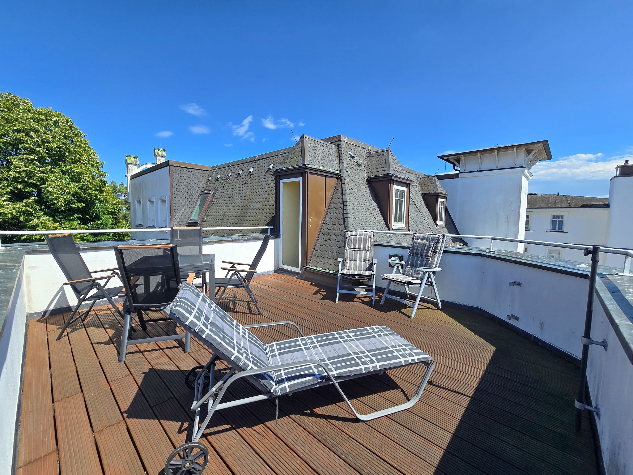 Strandvillen Binz Ferienwohnung mit Panoramablick, 2 Schlafzimmern und Balkon (SV/715) Insel Rügen - Balkon