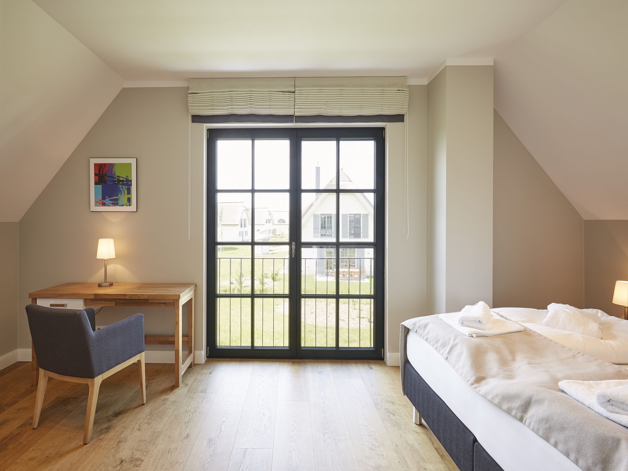 Premium Reetdachvilla mit 3 Schlafzimmern, Sauna und Kamin (F09) - Schlafzimmer