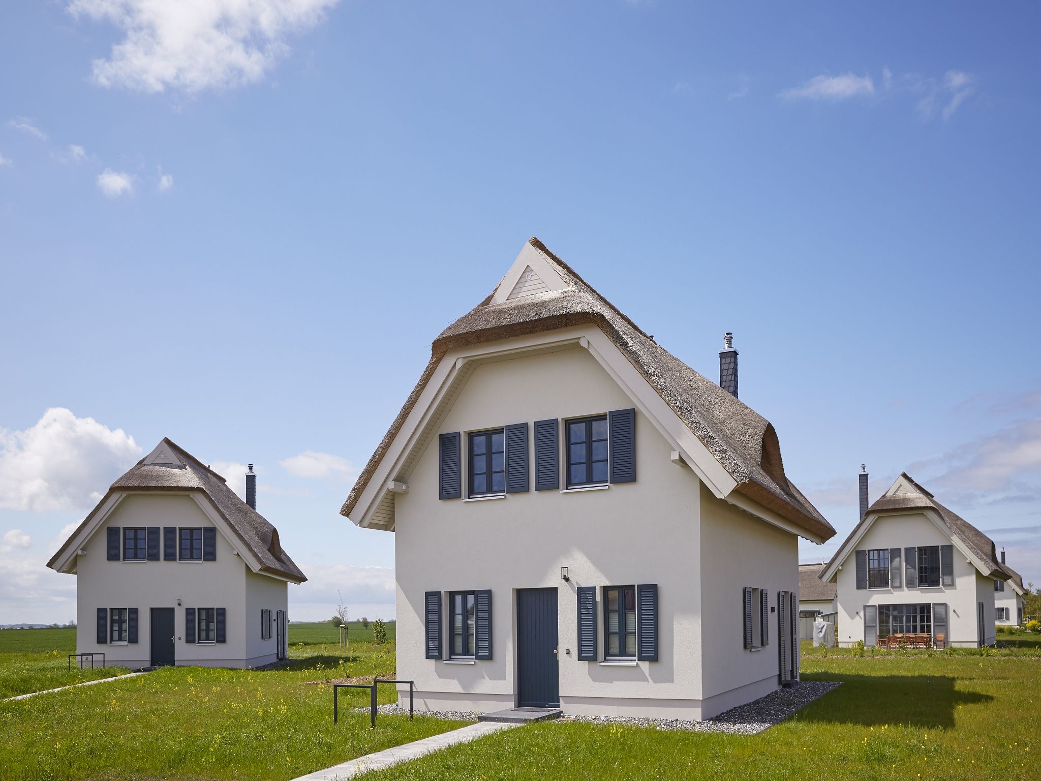 Premium Reetdachvilla mit 3 Schlafzimmern, Sauna und Kamin (F09) - Hauptansicht