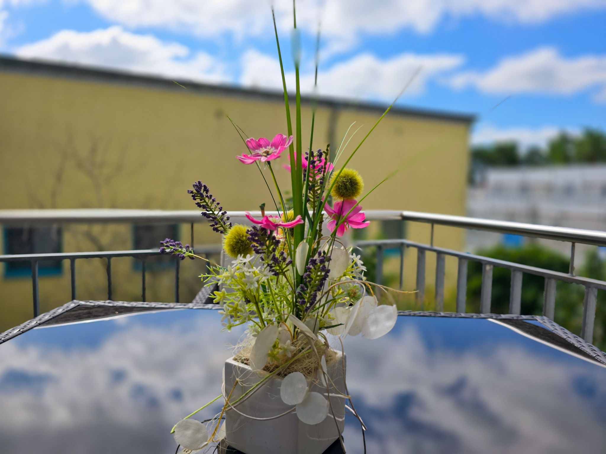 Strandvillen Binz Ferienwohnung mit 1 Schlafzimmer, Kamin und Balkon (DR/423) Insel Rügen - Balkon