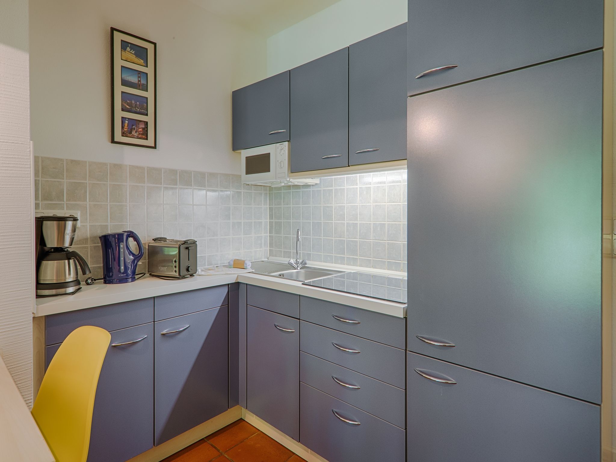 Feriendorf Rugana Klassik 1-Raum Ferienwohnung mit Terrasse (A36) Insel Rügen - Küche / Küchenzeile