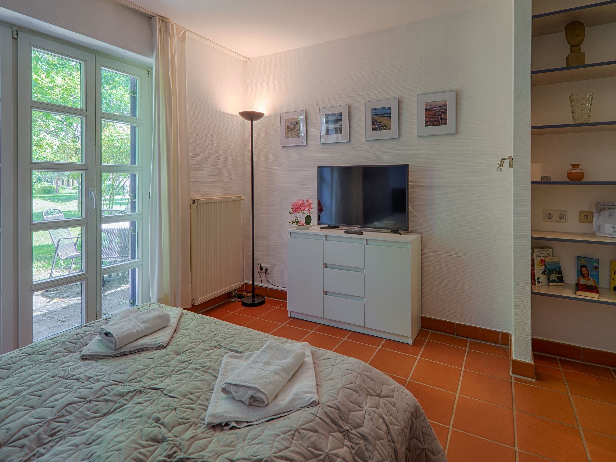 Feriendorf Rugana Klassik 1-Raum Ferienwohnung mit Terrasse (A36) Insel Rügen - Wohnzimmer