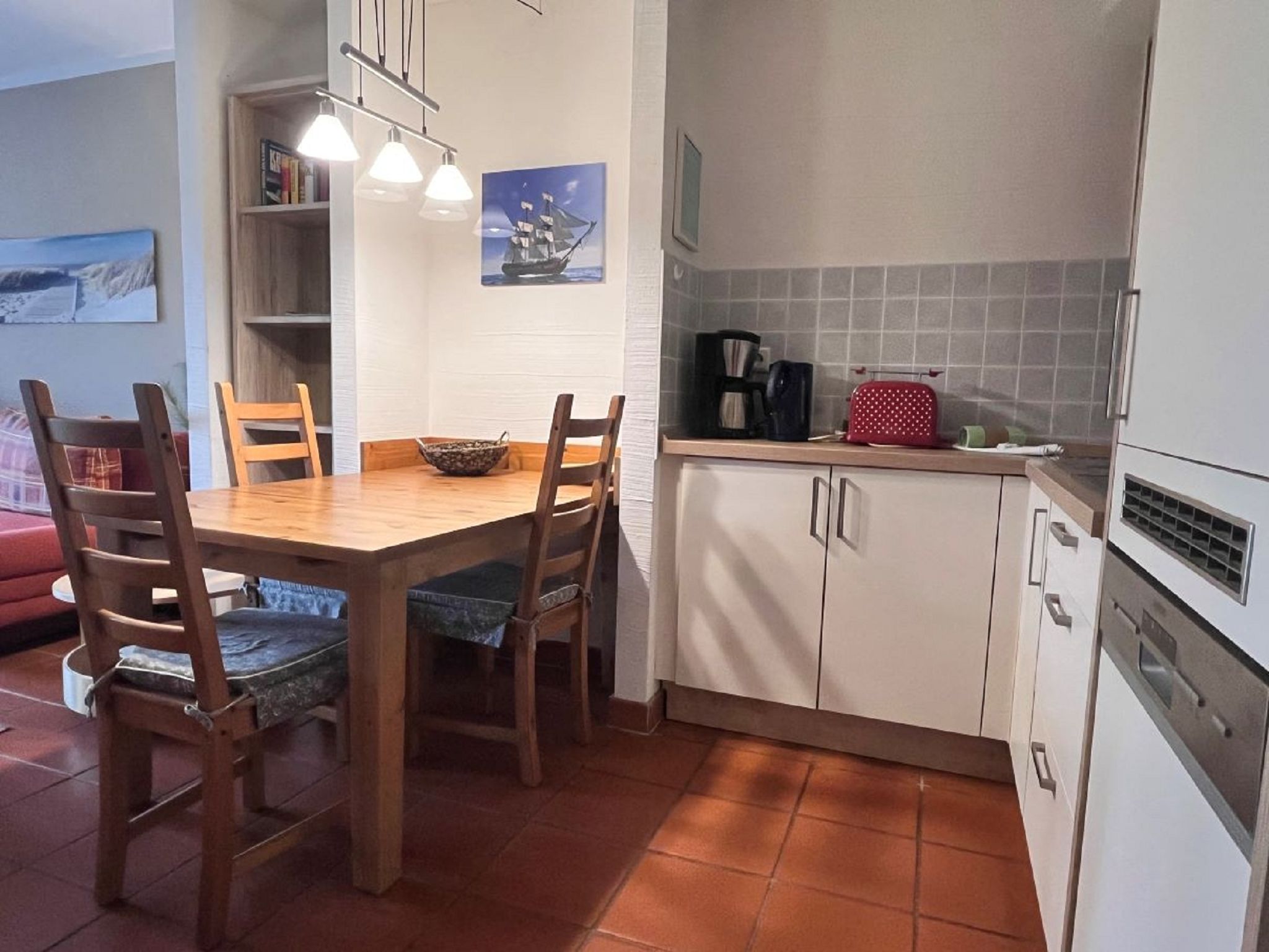 Feriendorf Rugana Komfort 1-Raum Ferienwohnung mit Terrasse (C11) Insel Rügen - Küche / Küchenzeile