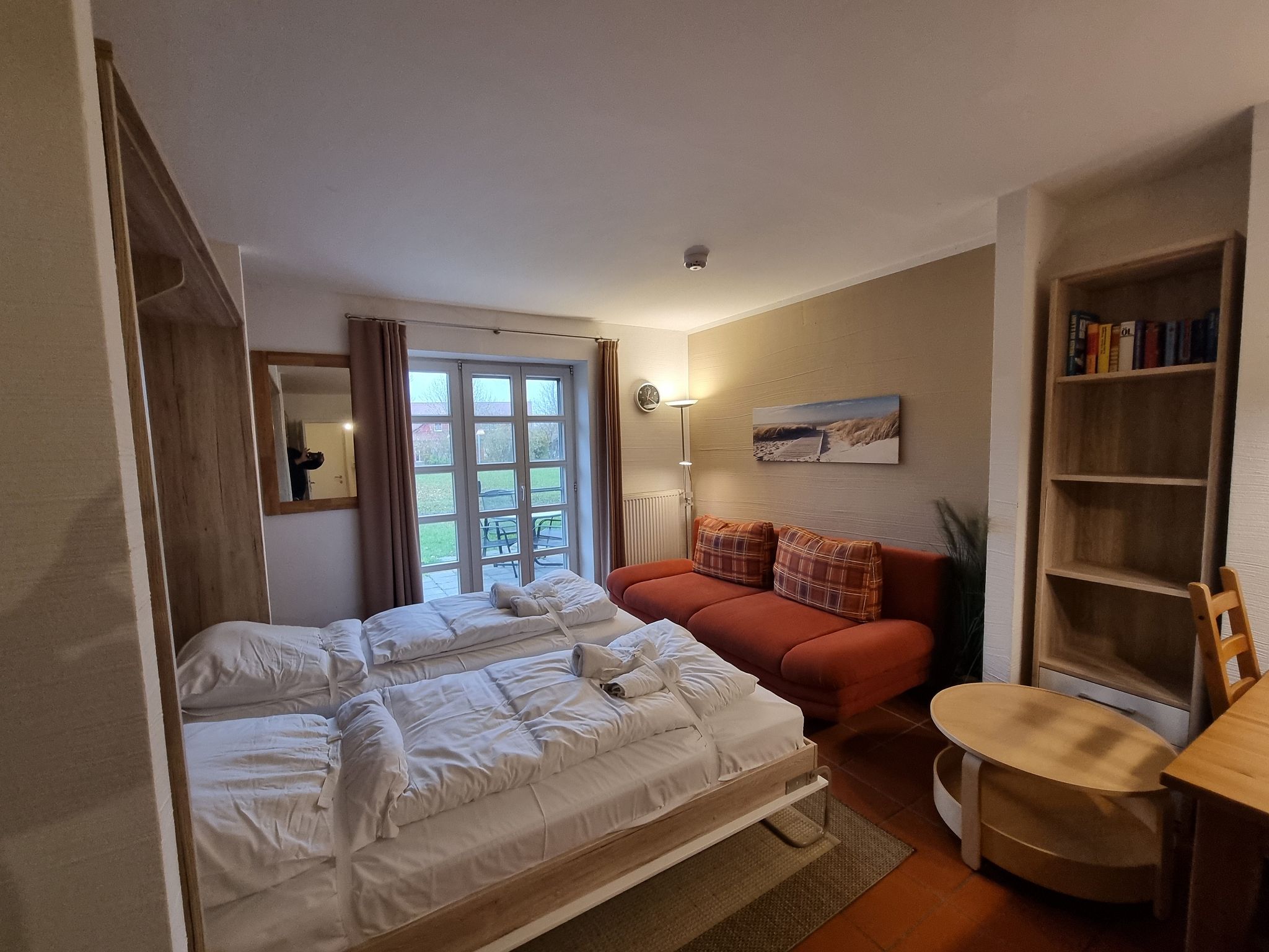 Feriendorf Rugana Komfort 1-Raum Ferienwohnung mit Terrasse (C11) Insel Rügen - Wohnzimmer