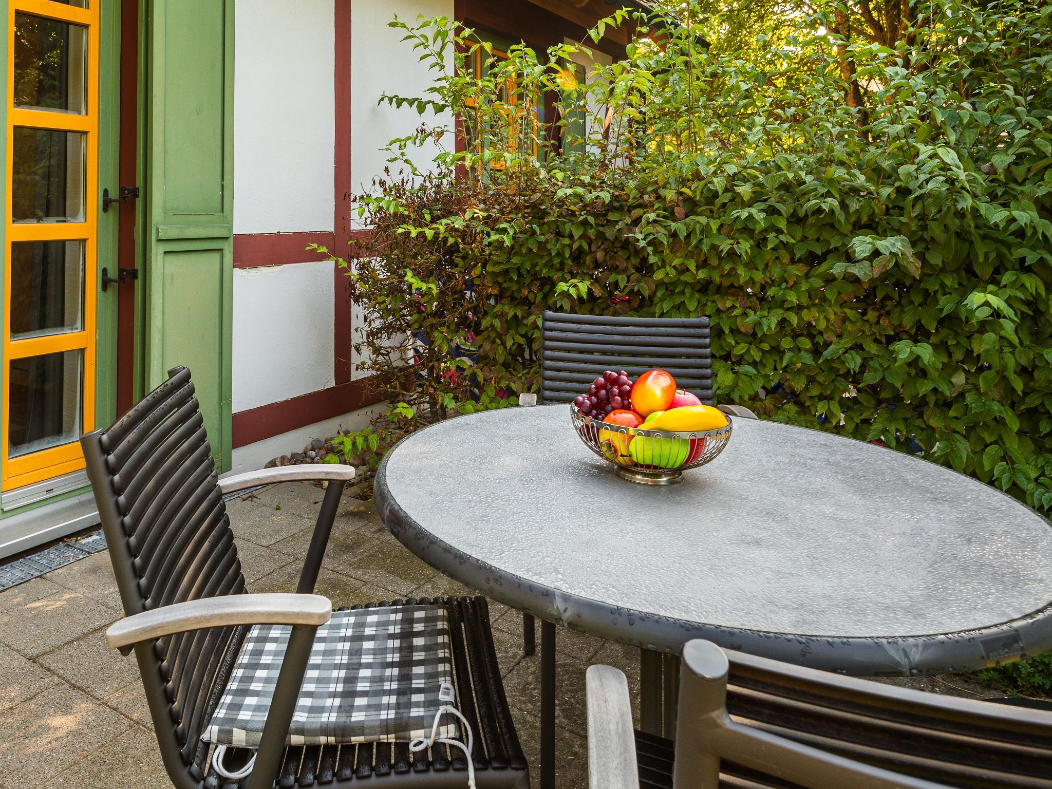 Feriendorf Rugana Komfort 1-Raum Ferienwohnung mit Terrasse (B23) Insel Rügen - Terrasse