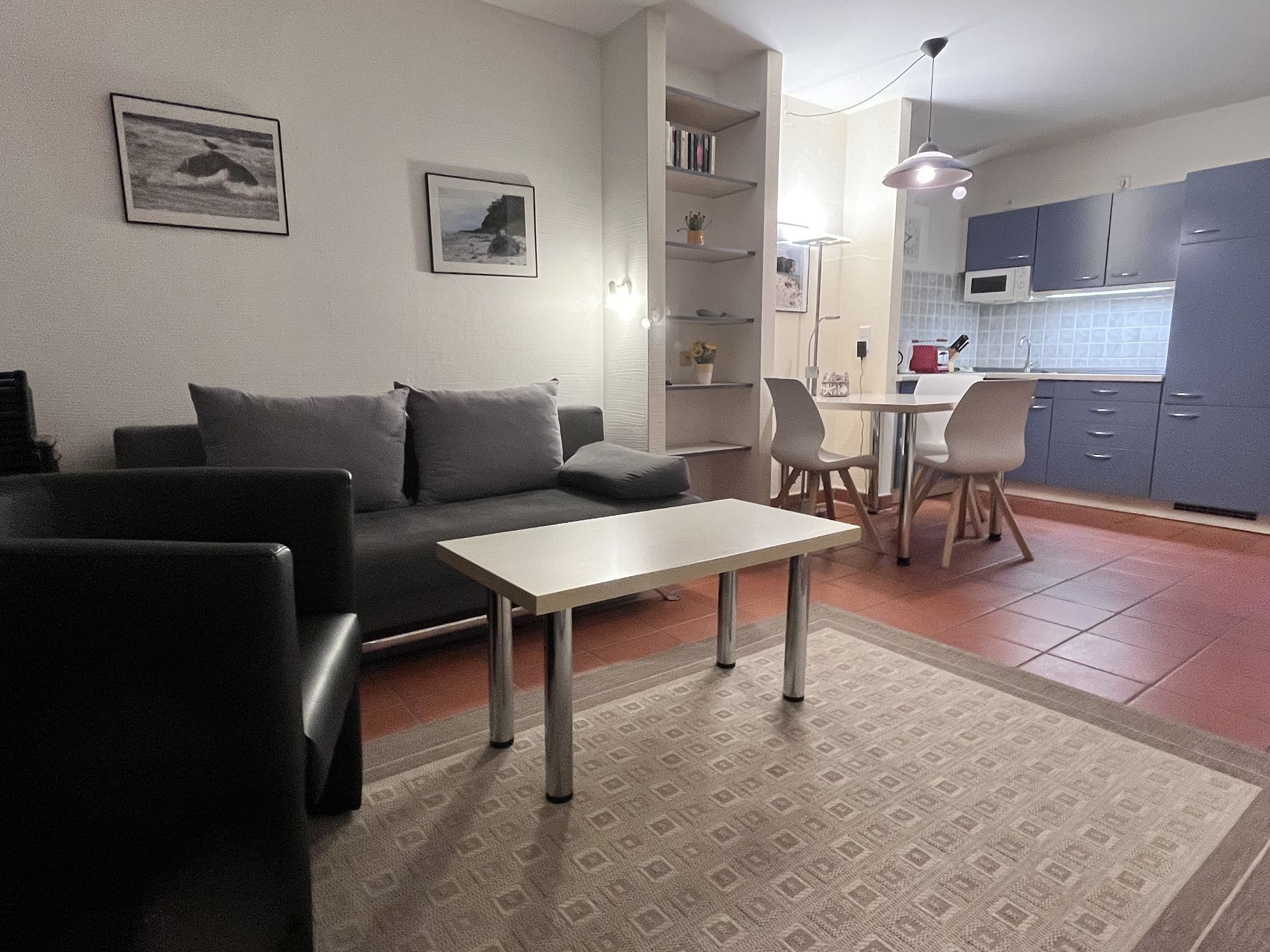 Feriendorf Rugana Komfort 1-Raum Ferienwohnung mit Terrasse (B23) Insel Rügen - Wohnzimmer