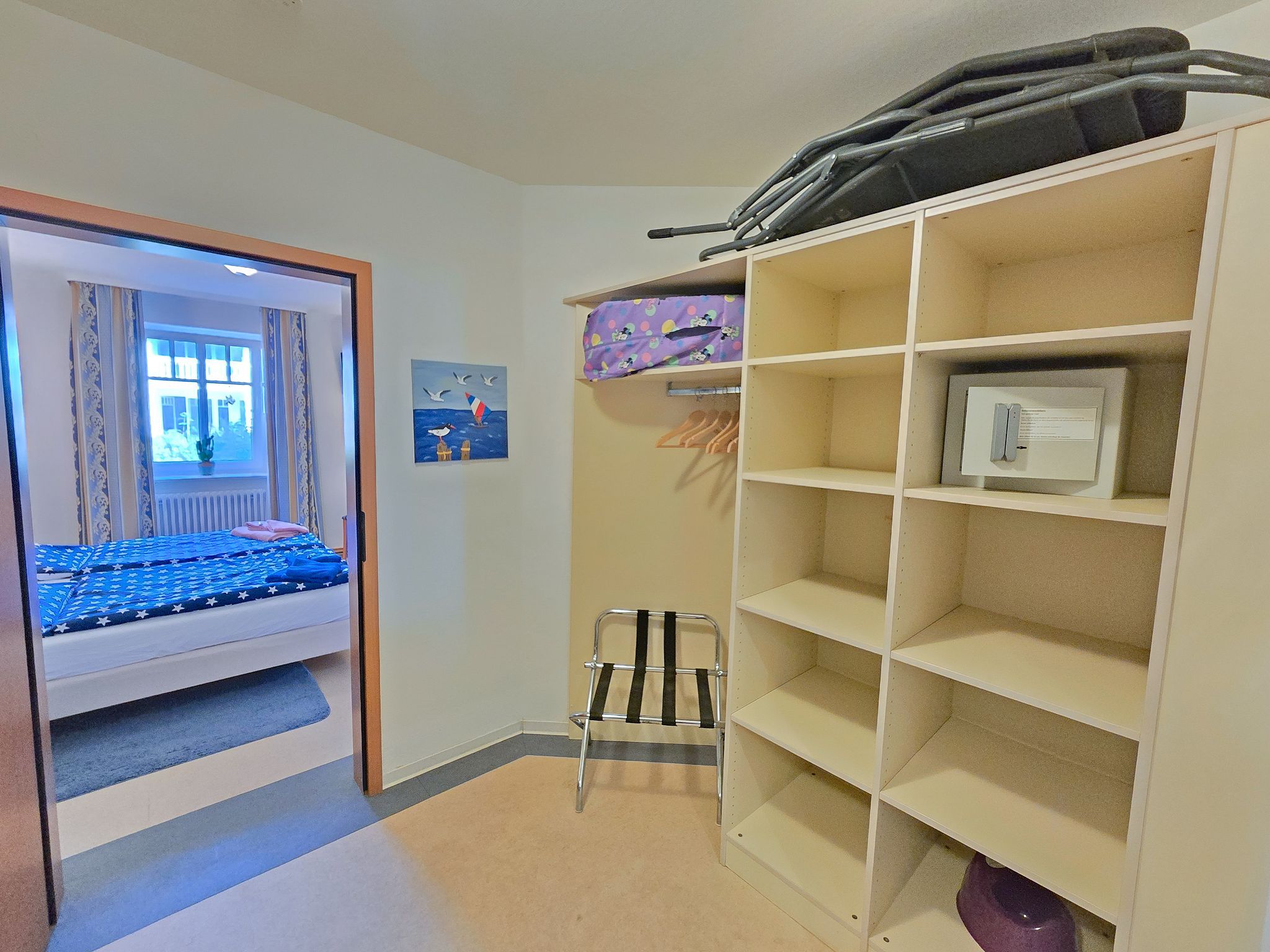 Dünenpark Binz Komfort Ferienwohnung mit 1 Schlafzimmer und Terrasse im Erdgeschoss (117) Insel Rügen - Schlafzimmer