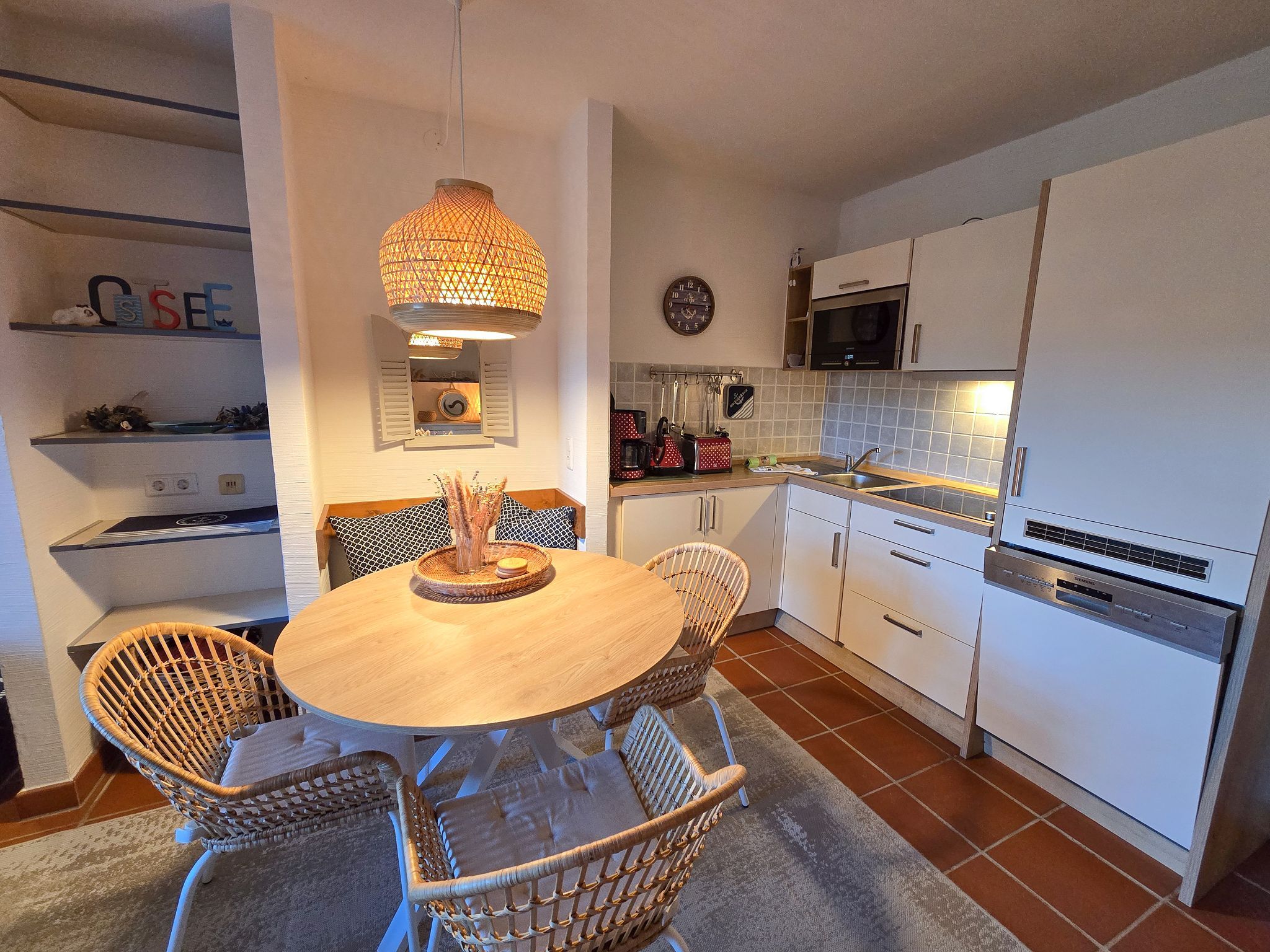 Feriendorf Rugana Komfortplus 1-Raum Ferienwohnung mit Terrasse Insel Rügen - Küche / Küchenzeile