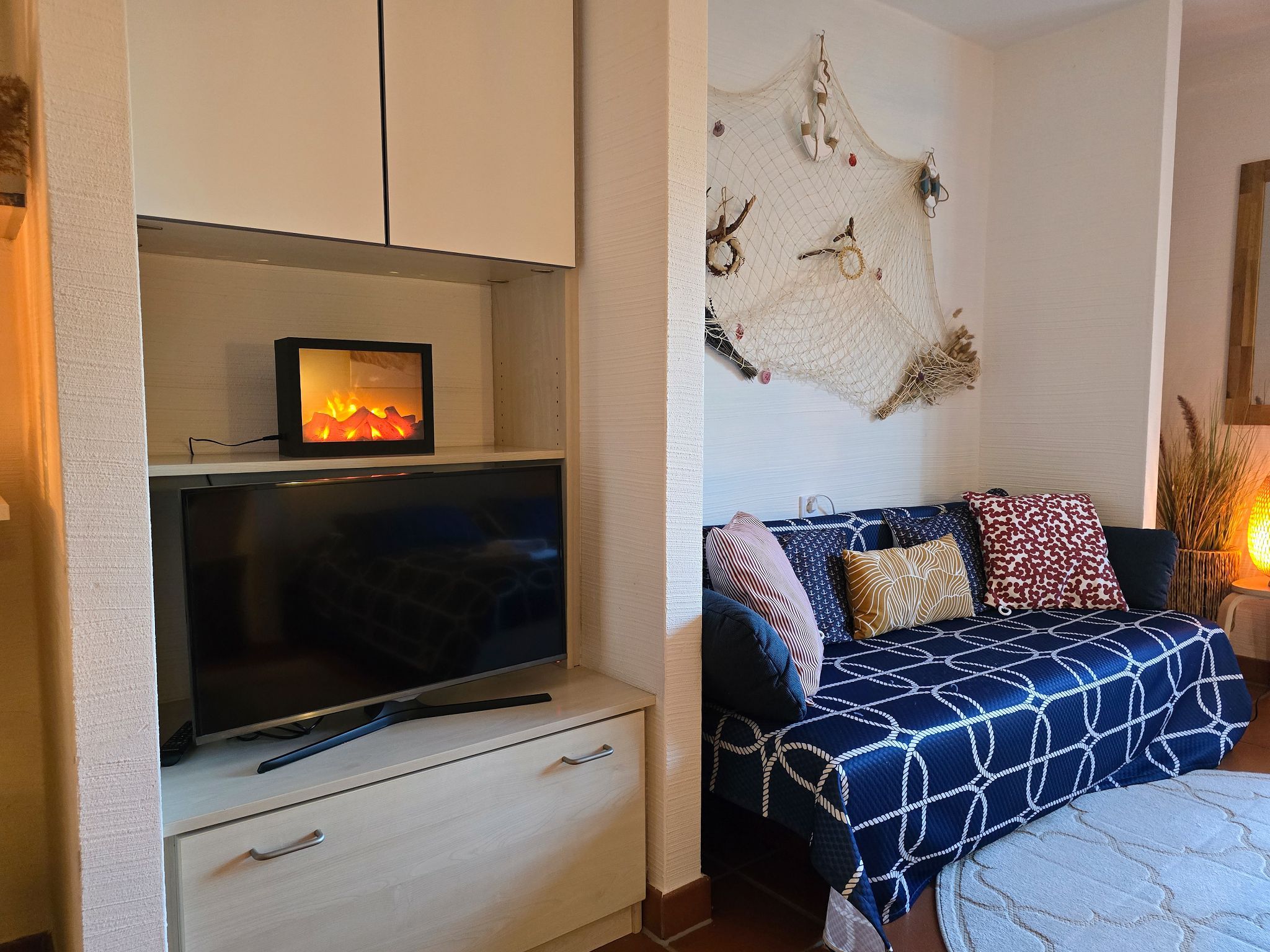 Feriendorf Rugana Komfortplus 1-Raum Ferienwohnung mit Terrasse Insel Rügen - Wohnzimmer