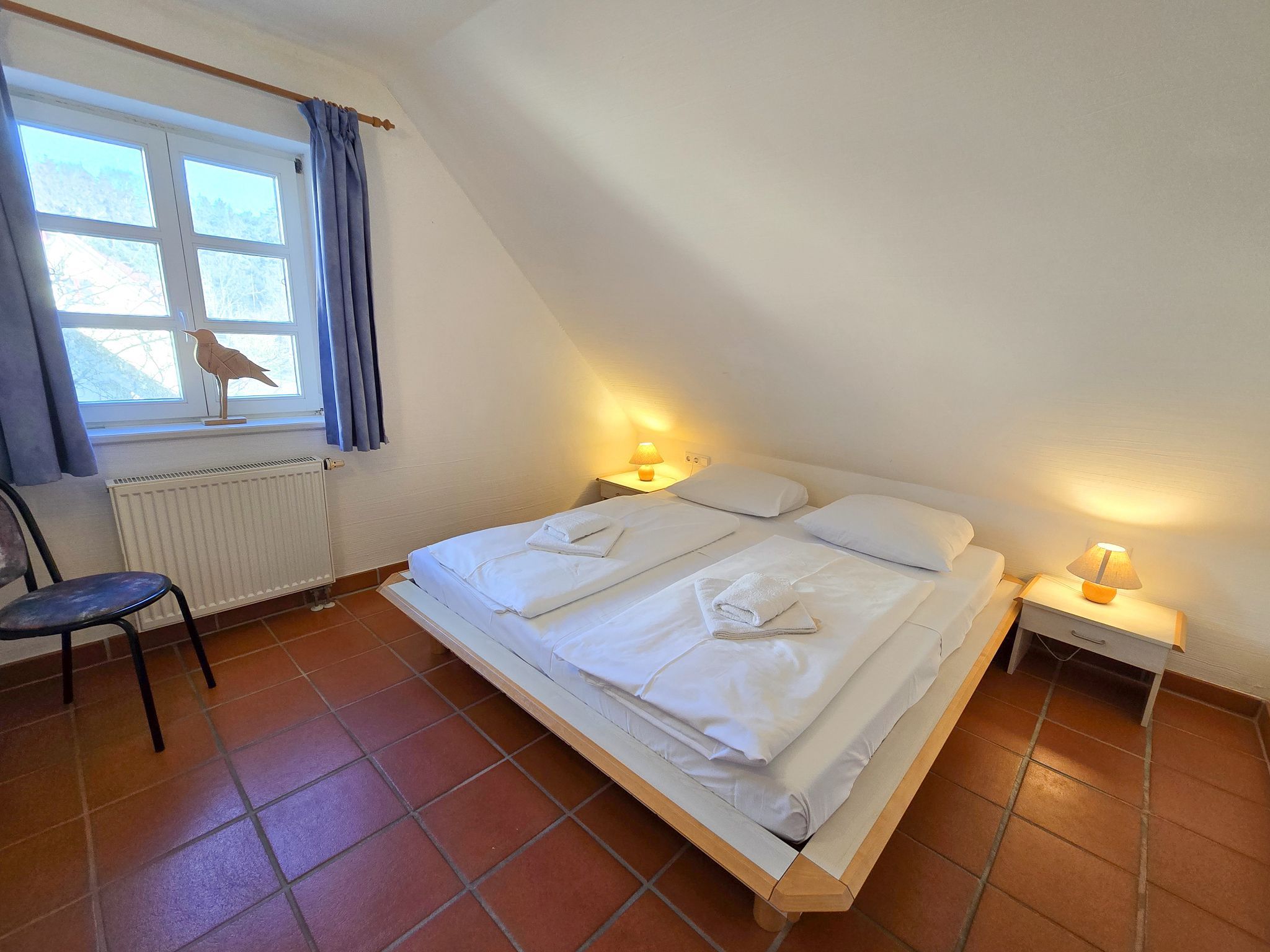 Feriendorf Rugana Klassik Ferienwohnung mit 1 Schlafzimmer (B57) Insel Rügen - Schlafzimmer