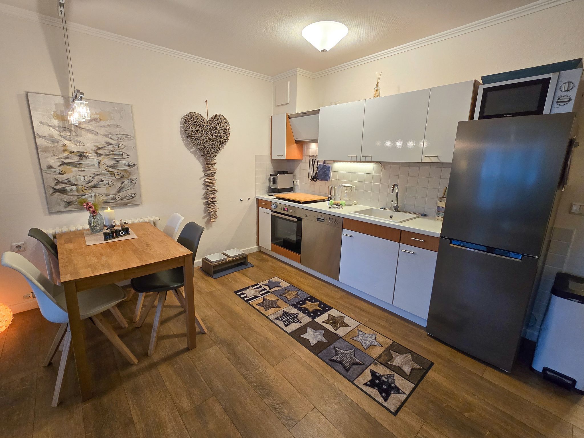 Dünenpark Binz Komfortplus Ferienwohnung mit 1 Schlafzimmer und Balkon im Obergeschoss (181) Insel Rügen - Küche / Küchenzeile