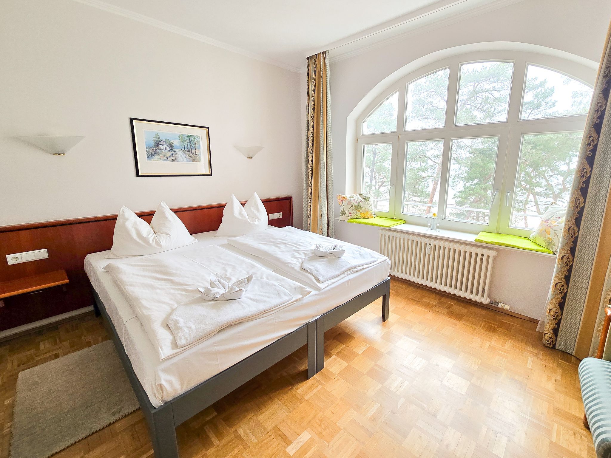 Strandvillen Binz Ferienwohnung mit Meerblick und 1 Schlafzimmer (SV/710) Insel Rügen - Schlafzimmer