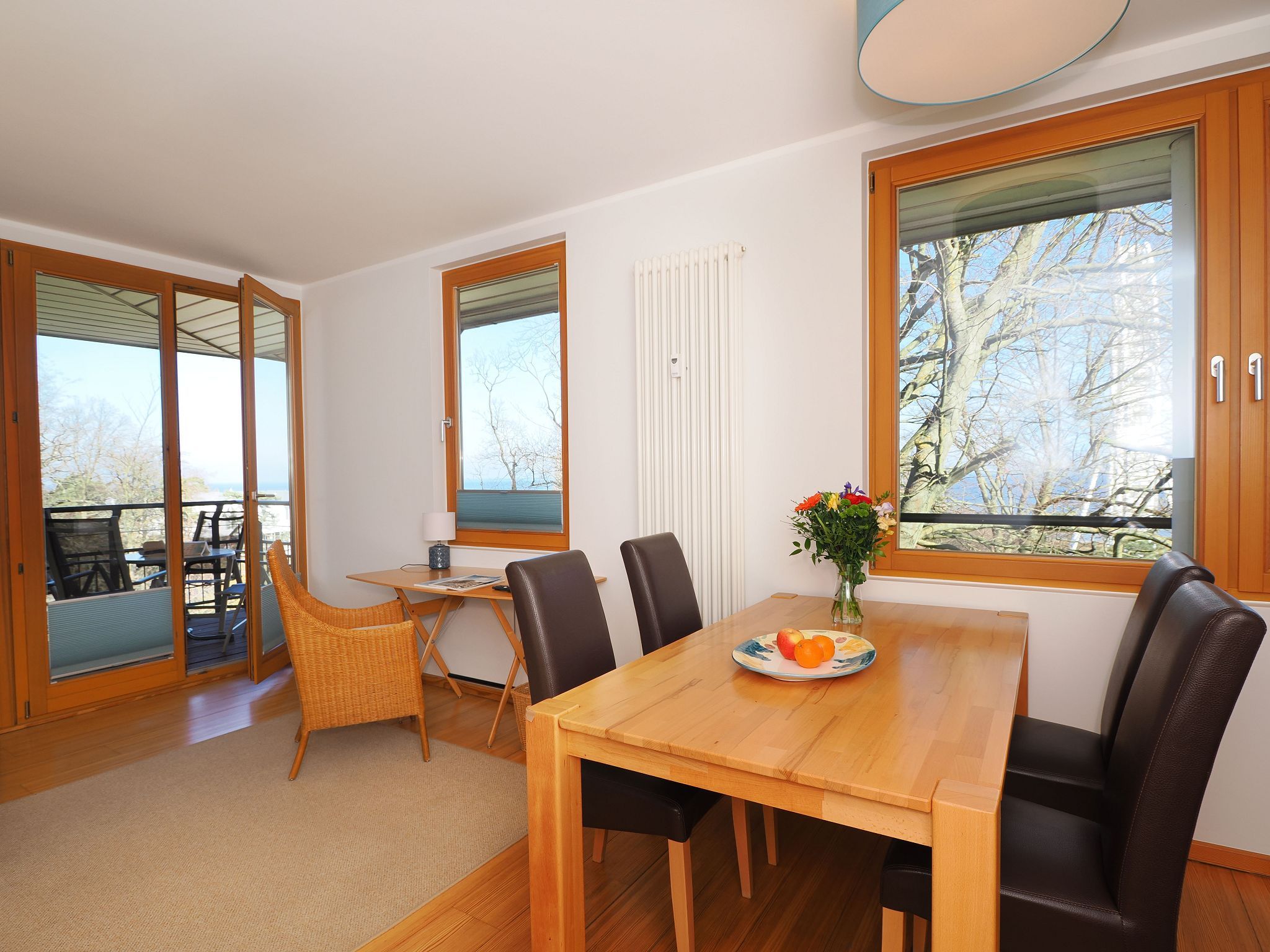 Kaiservillen Heringsdorf Ferienwohnung mit 1 Schlafzimmer und Balkon (D232) Insel Usedom - Wohnzimmer