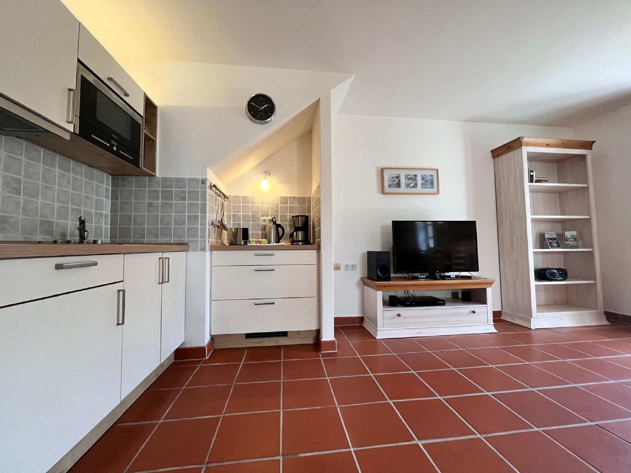 Feriendorf Rugana Komfortplus Ferienwohnung mit 1 Schlafzimmern und Terrasse (A29) Insel Rügen - Küche / Küchenzeile