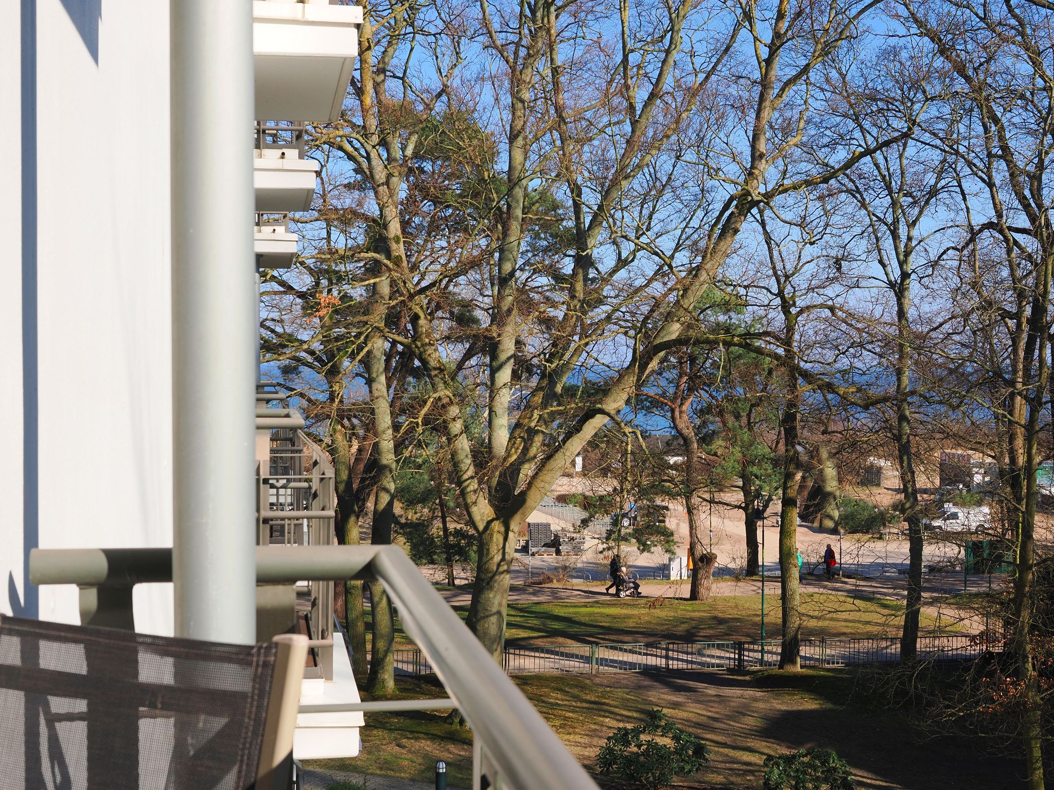 Kaiservillen Heringsdorf Ferienwohnung mit 1 Schlafzimmer und Balkon (D214) Insel Usedom - Balkon