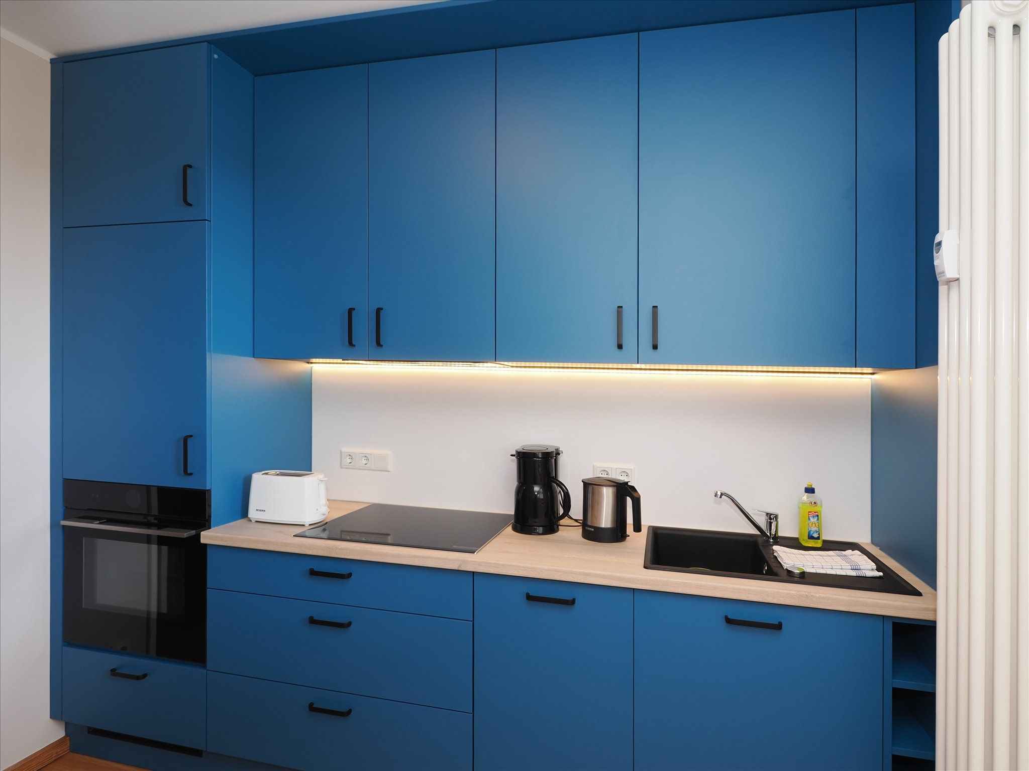 Kaiservillen Heringsdorf Ferienwohnung mit 1 Schlafzimmer und Balkon (D133) Insel Usedom - Küche / Küchenzeile