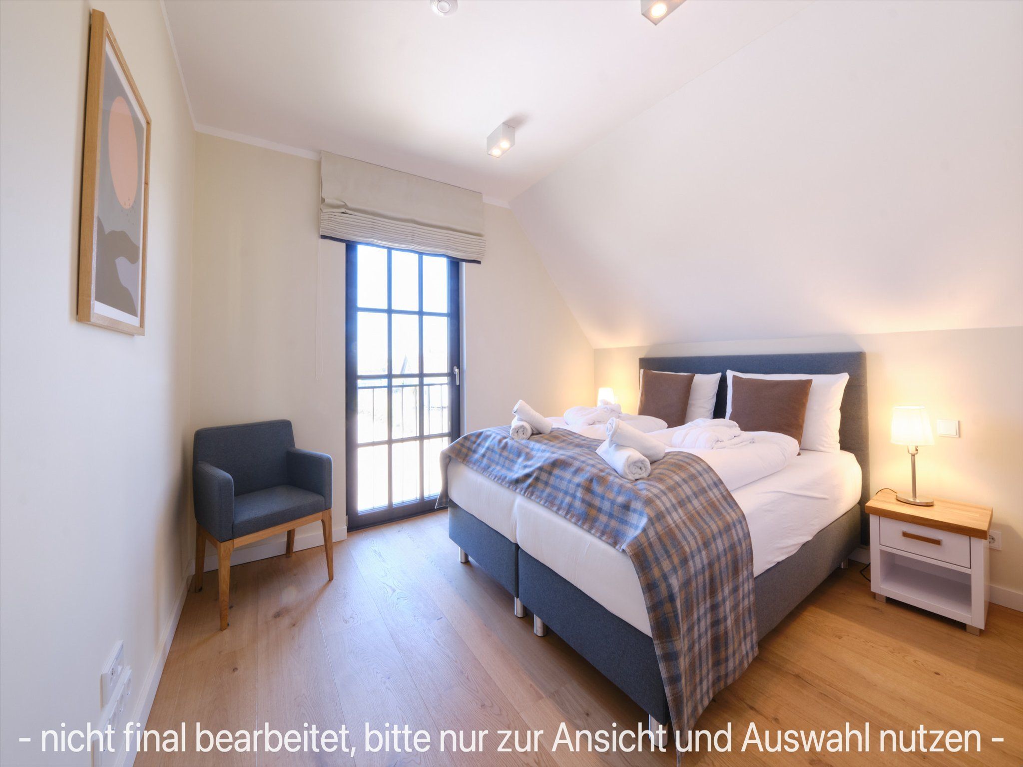 LuxusPlus Reetdachvilla mit 4 Schlafzimmern, Sauna und Kamin (G10) - Schlafzimmer