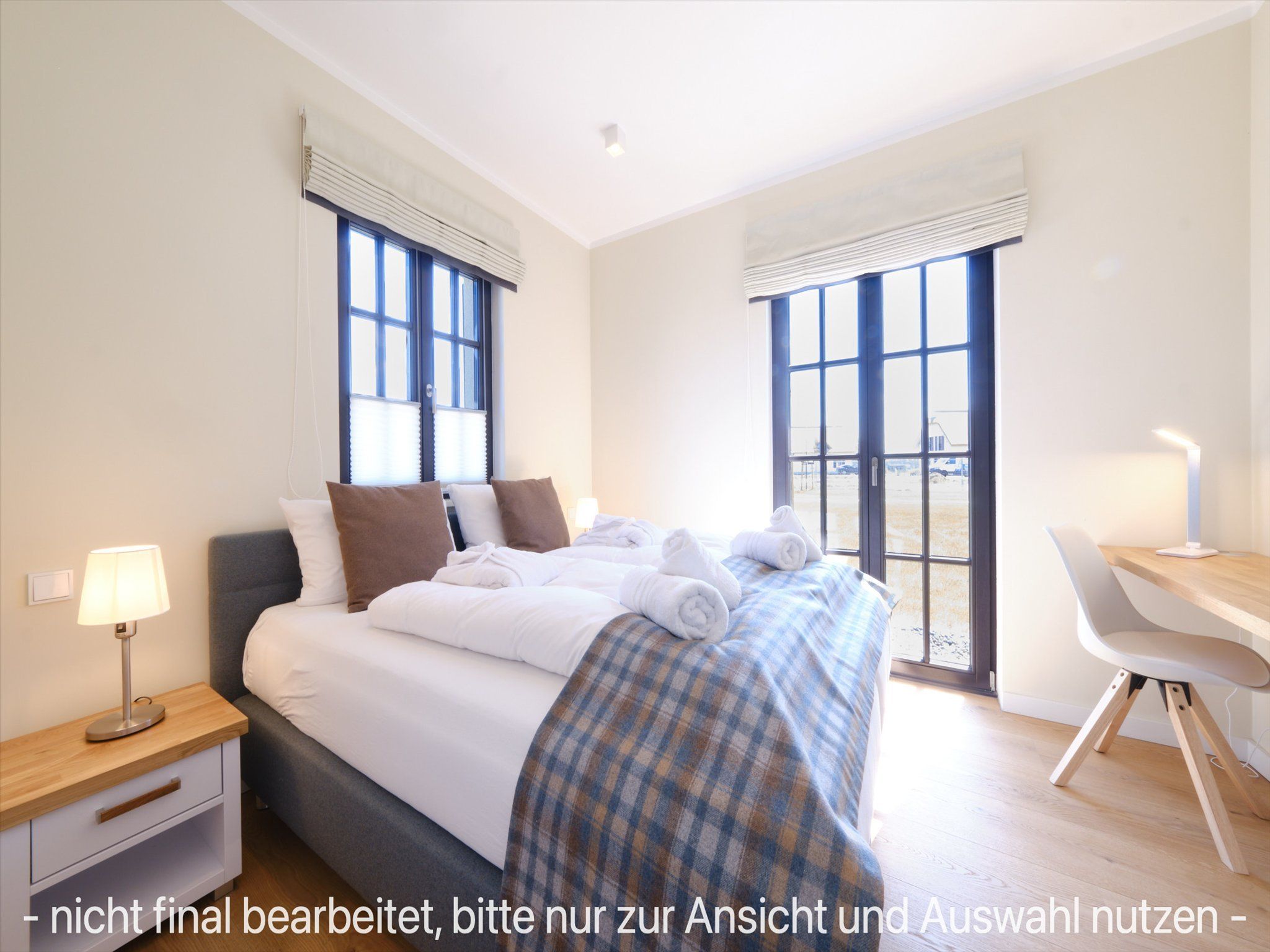 LuxusPlus Reetdachvilla mit 4 Schlafzimmern, Sauna und Kamin (G10) - Schlafzimmer