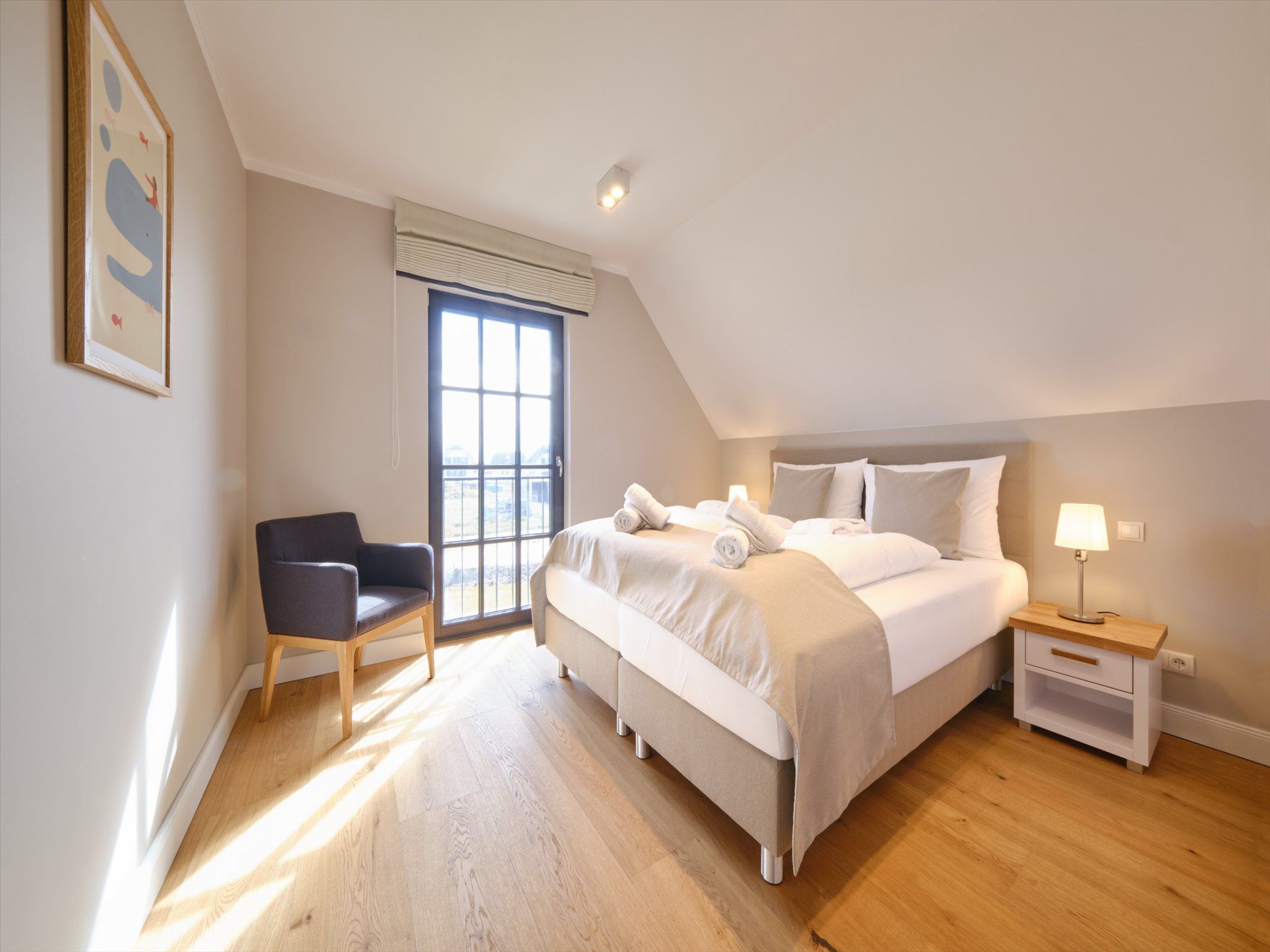 LuxusPlus Reetdachvilla mit 4 Schlafzimmern, Sauna und Kamin (G11) - Schlafzimmer